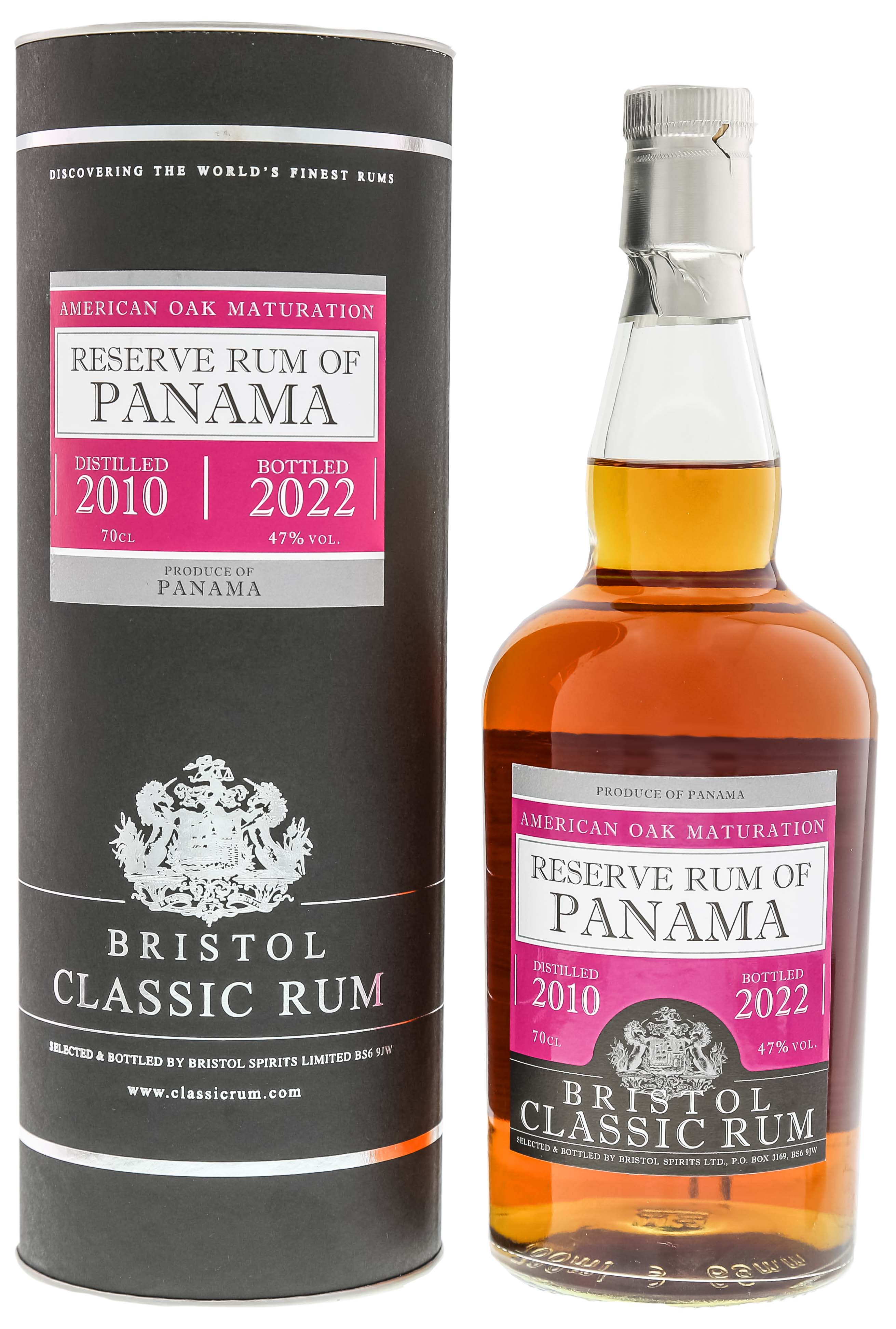 Bristol Classic Reserve Rum of Panama 2010/2022 0,7L 47%
