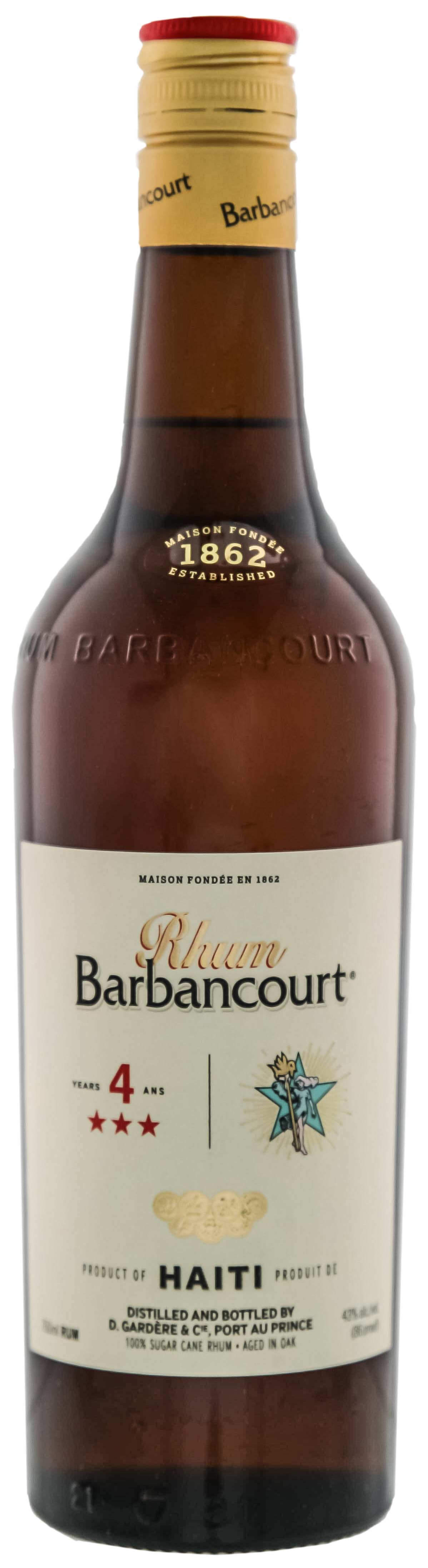 Barbancourt Rum 4 Jahre 3 Star 0,7L 43%