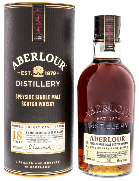 Aberlour 18 Jahre Double Sherry Cask Single Malt Scotch Whisky 0,7L 43%