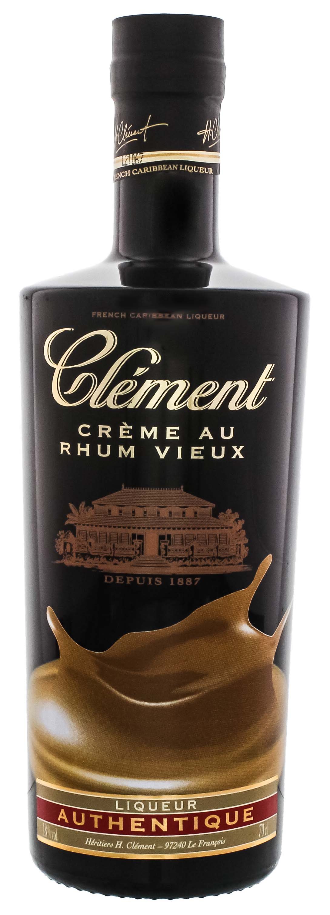 Clement Creme au Rhum Vieux Authentique Liqueur 0,7L 18%