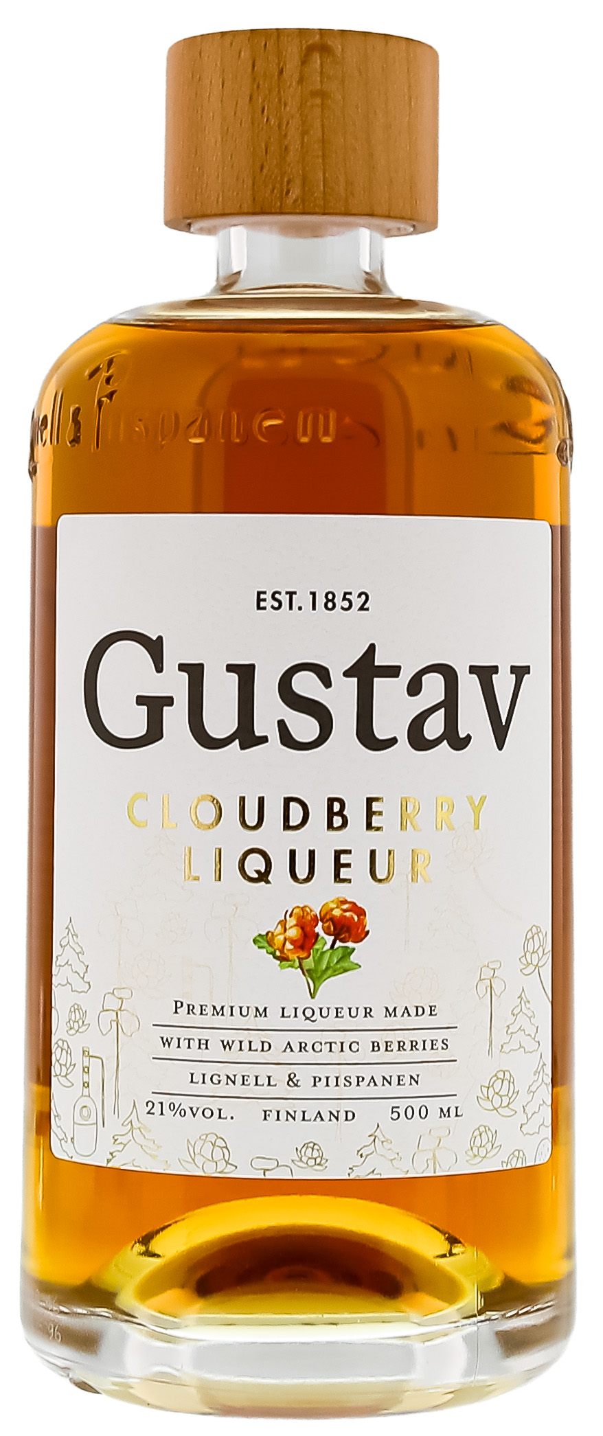 Gustav Cloudberry Liqueur, 0,5 L, 21%