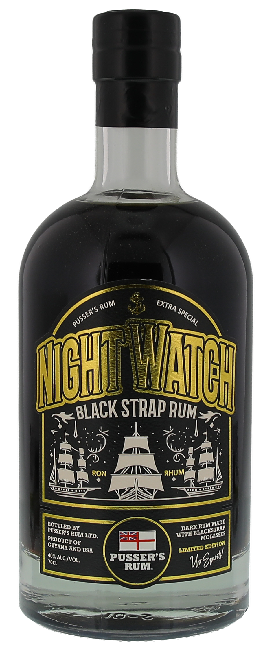 Pussers Night Watch Black Strap Rum 0,7L 40%