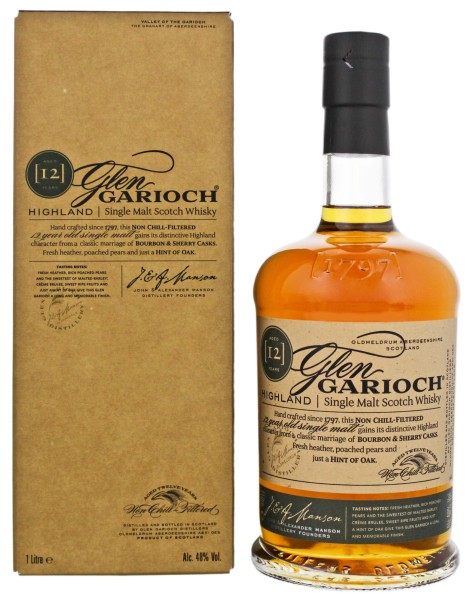 Glen Garioch Single Malt Whisky 12 Years 1L 48%