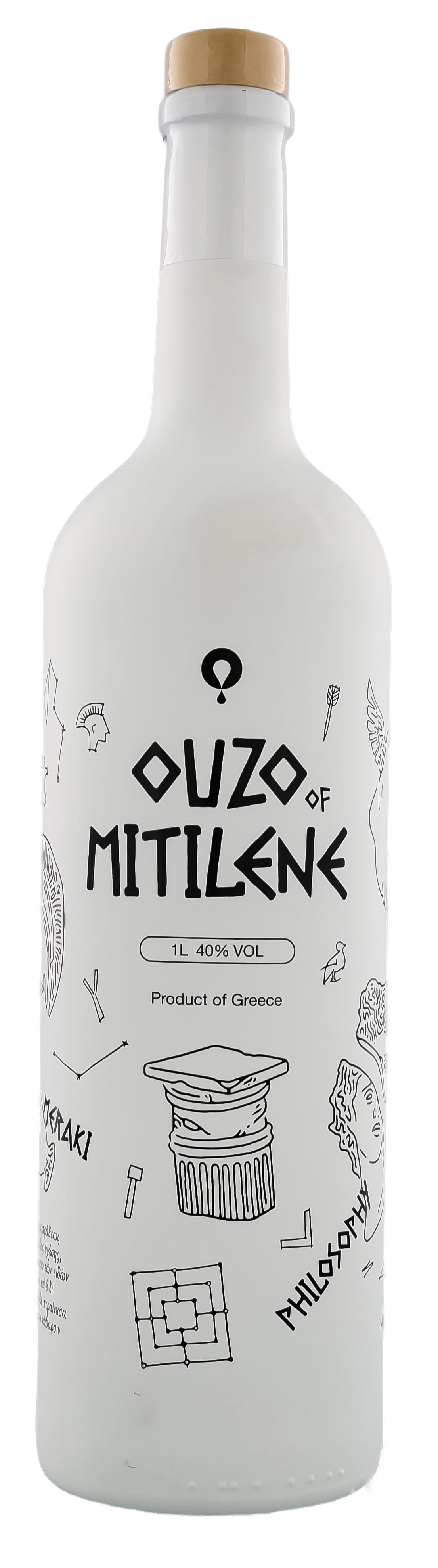 Ouzo Mitilene Piece of Greece 1L 40%