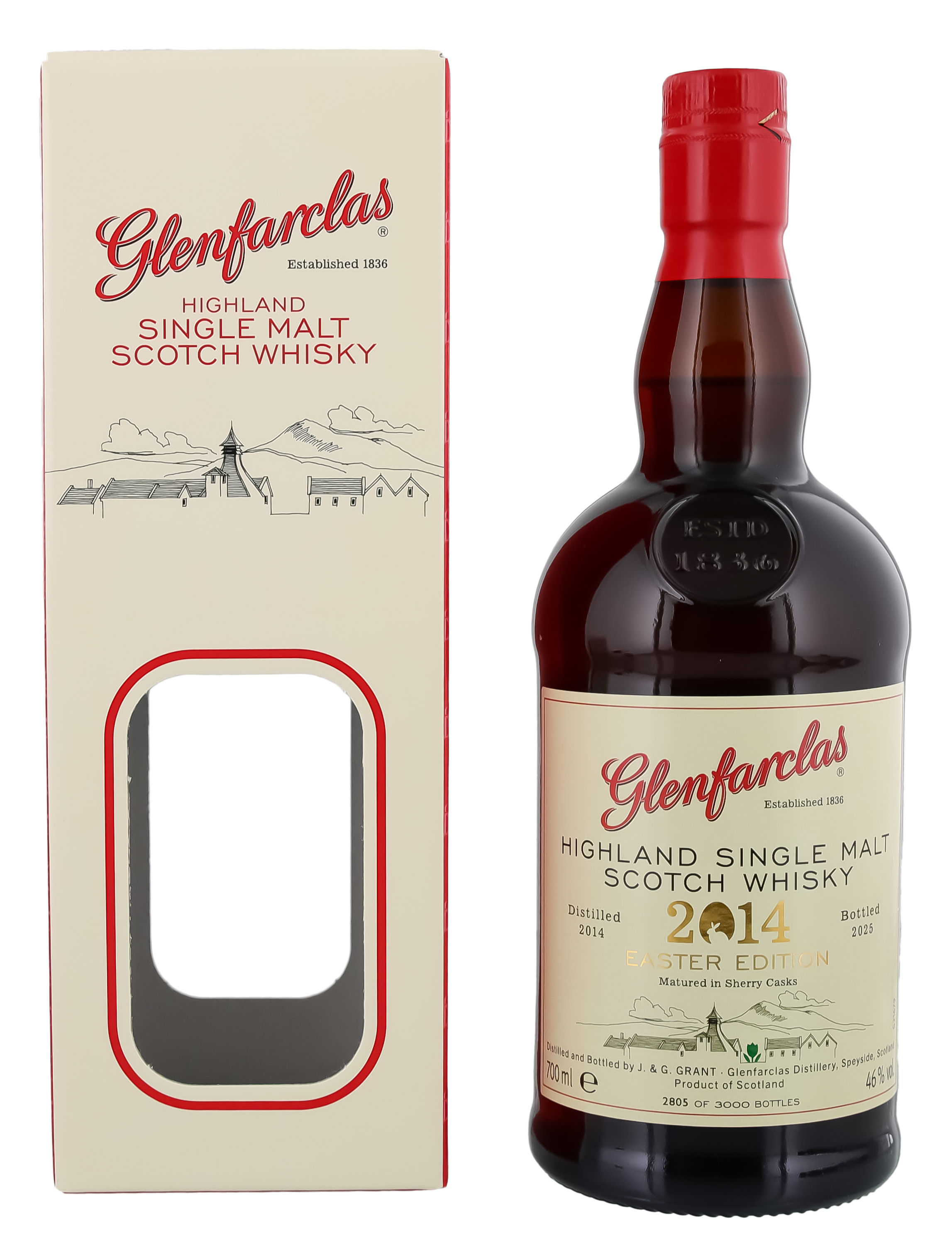 Glenfarclas 2014 Easter Edition Sherry Cask Highland Single Malt Scotch Whisky 0,7L 46%