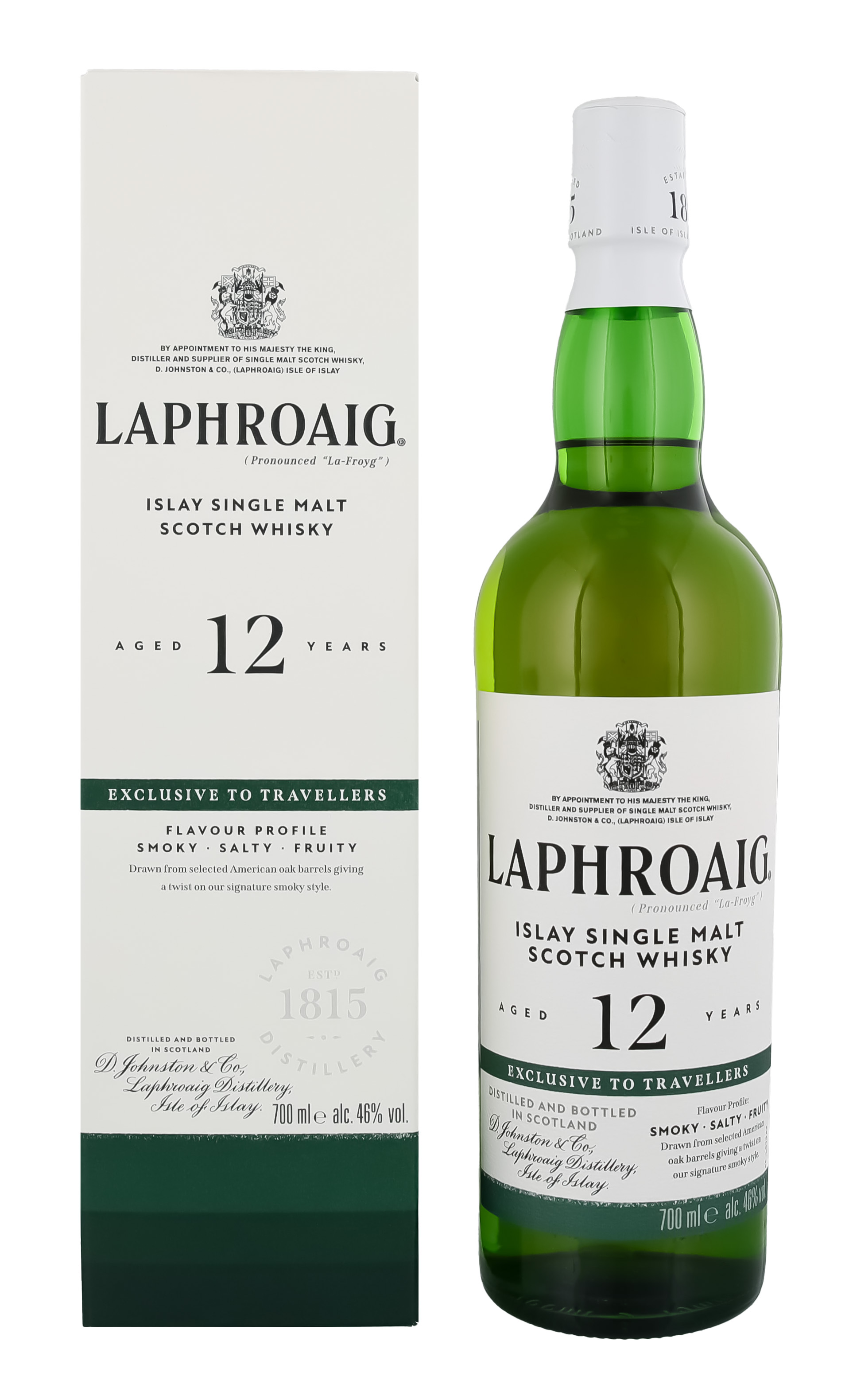 Laphroaig 12 Jahre Islay Single Malt Scotch Whisky 0,7L 46%