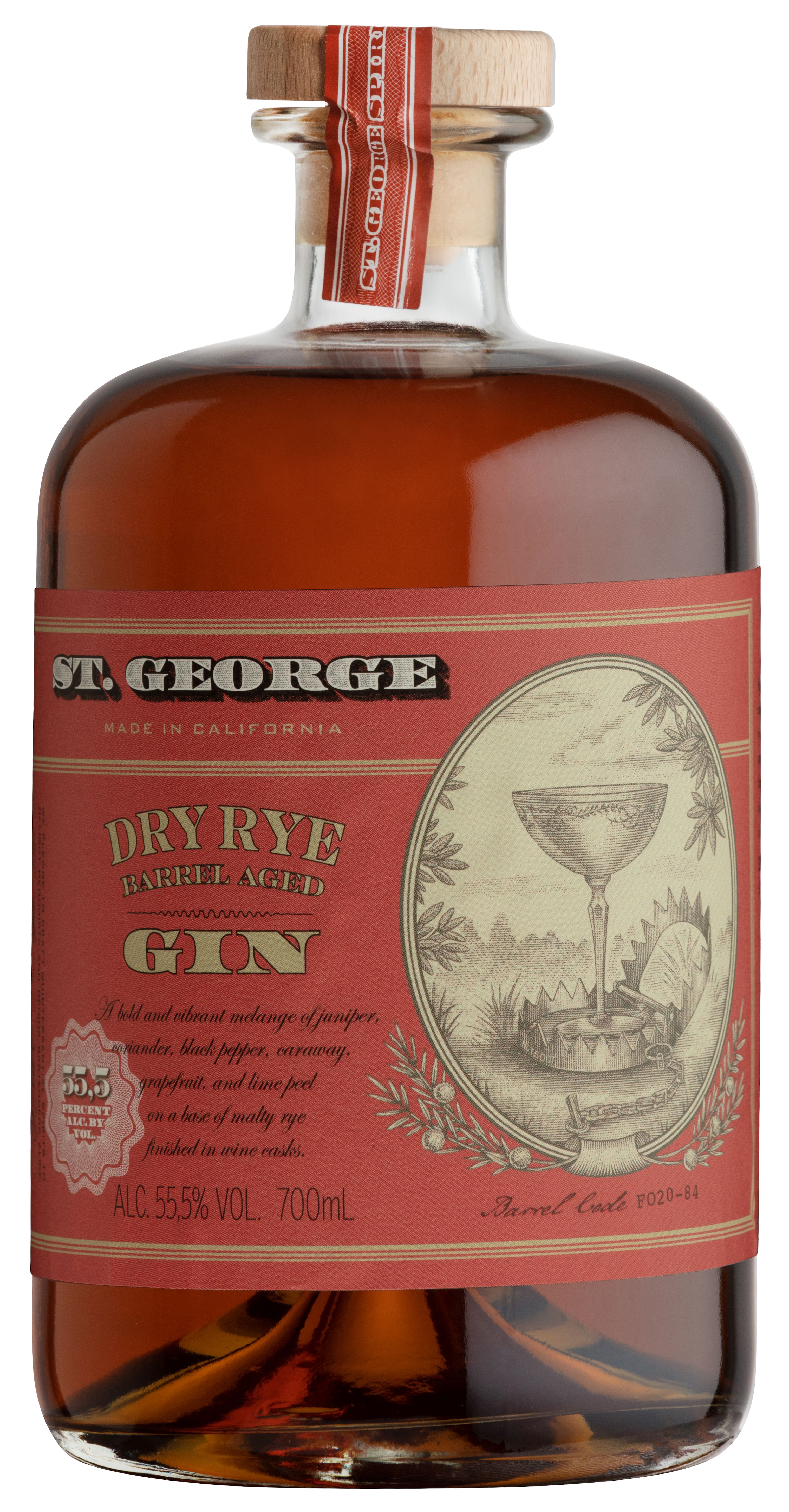 St George Dry Rye Single Barrel Aged Gin 0,7L 55,5%