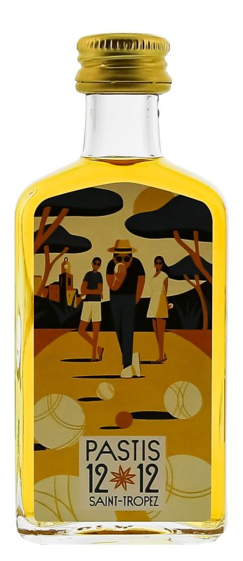 12/12 Pastis Saint Tropez Petanque Miniatur 0,05L 45%