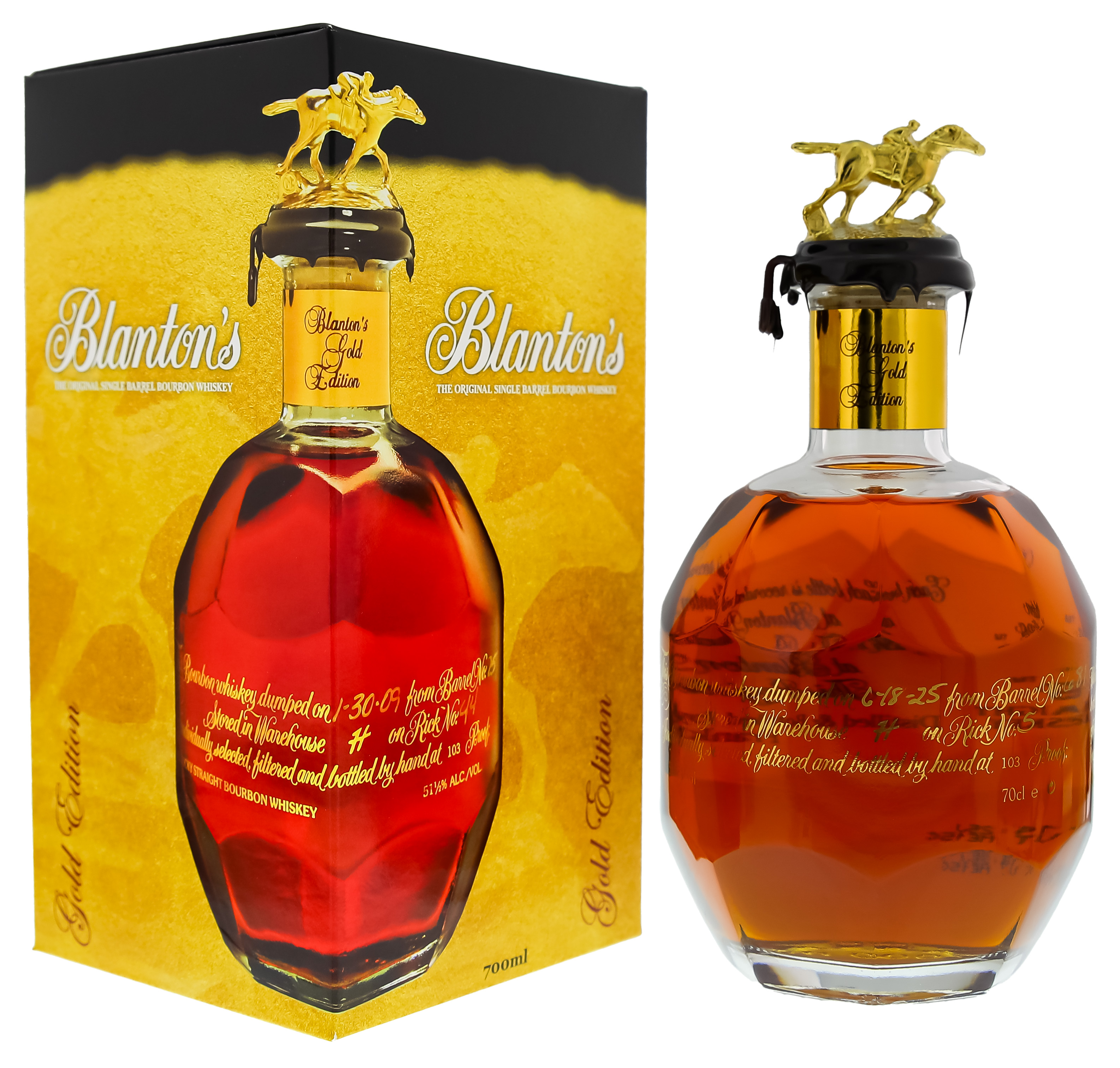Blantons Bourbon Whiskey Gold Edition 0,7L 51,5%