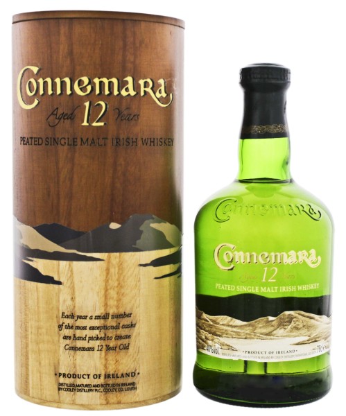 Connemara Single Malt Whiskey 12 Years, 0,7 L, 40%