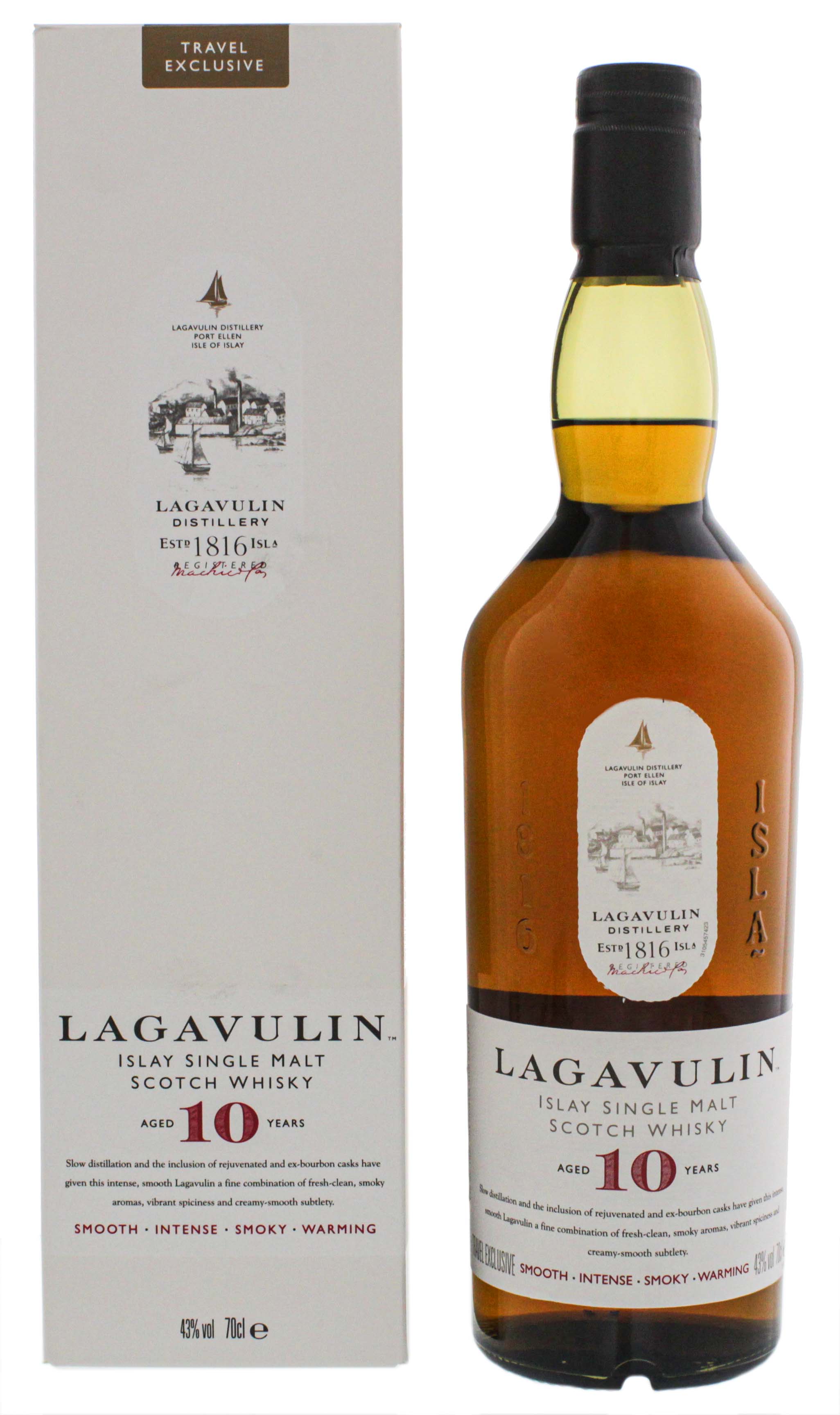 Lagavulin 10 Jahre Islay Single Malt Scotch Whisky 0,7L 43%