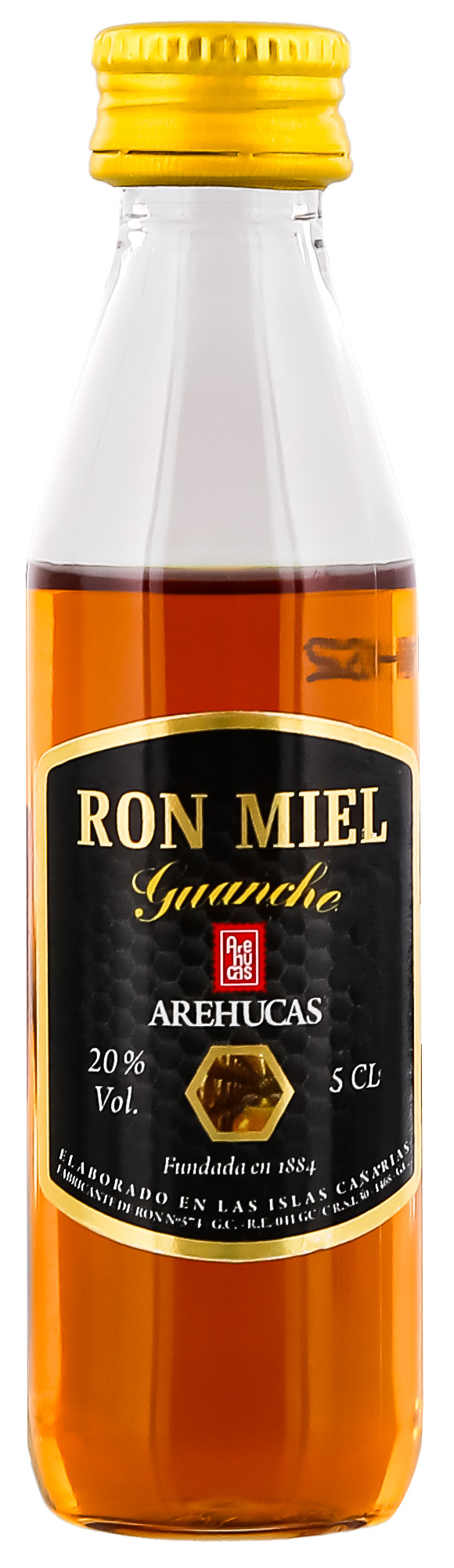 Arehucas Ron Guanche Honey Liqueur 0,05L 20%