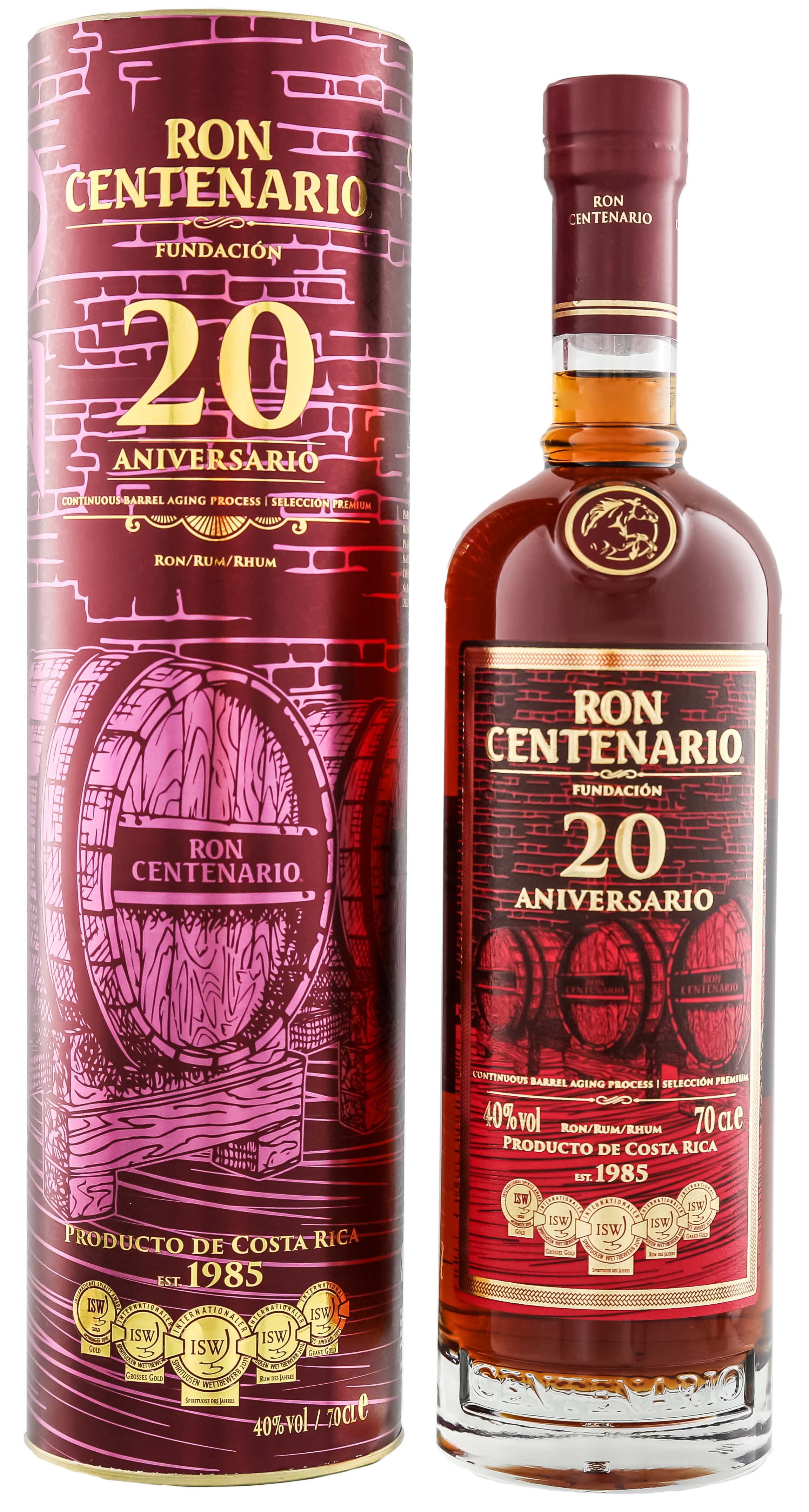 Centenario Rum Fundacion Reserva Especial 20 Years Old 0,7L 40%