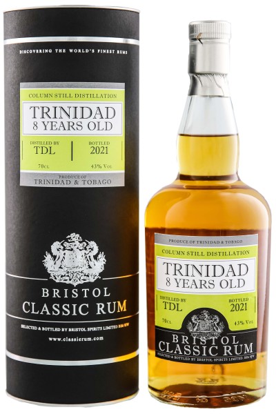 Bristol Classic Trinidad 8 Jahre Rum 2021 0,7L 43%