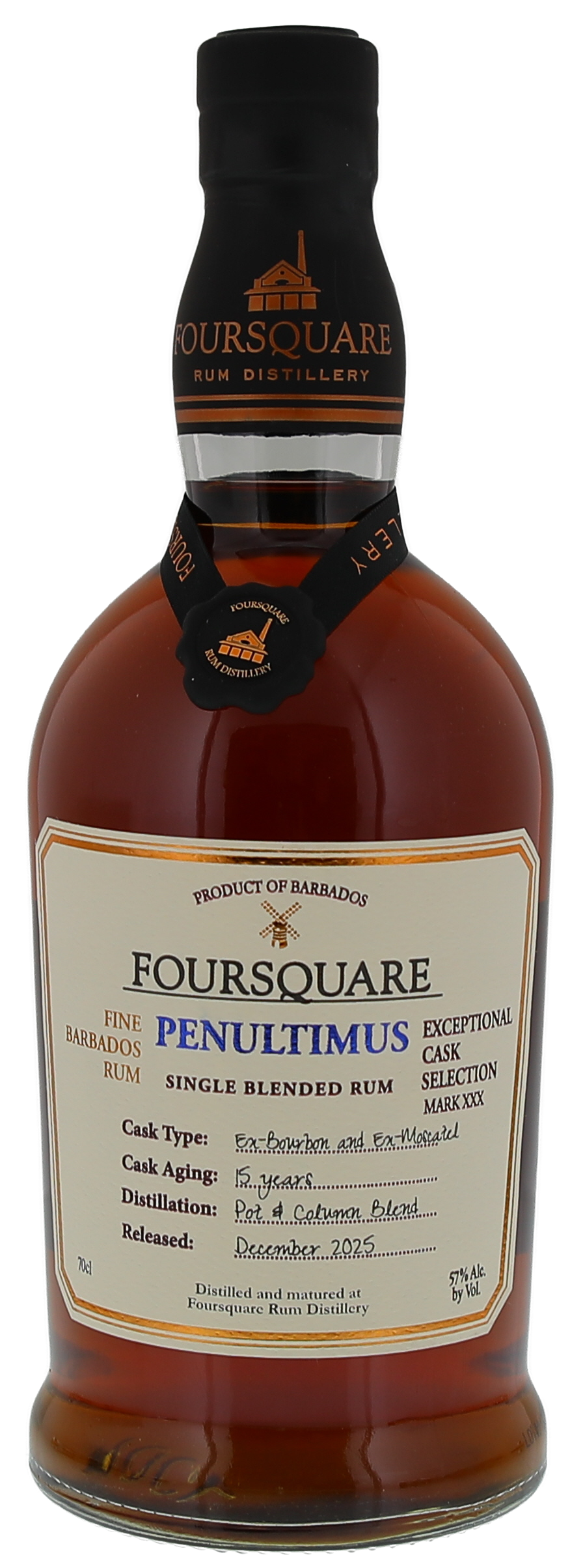 Foursquare Rum Penultimus 15 Jahre 0,7L 57%