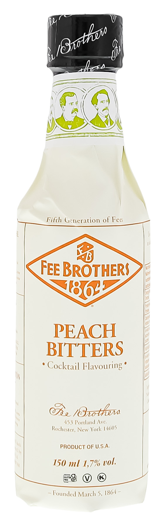 Fee Brothers Peach Bitters 0,15 L 1,7%