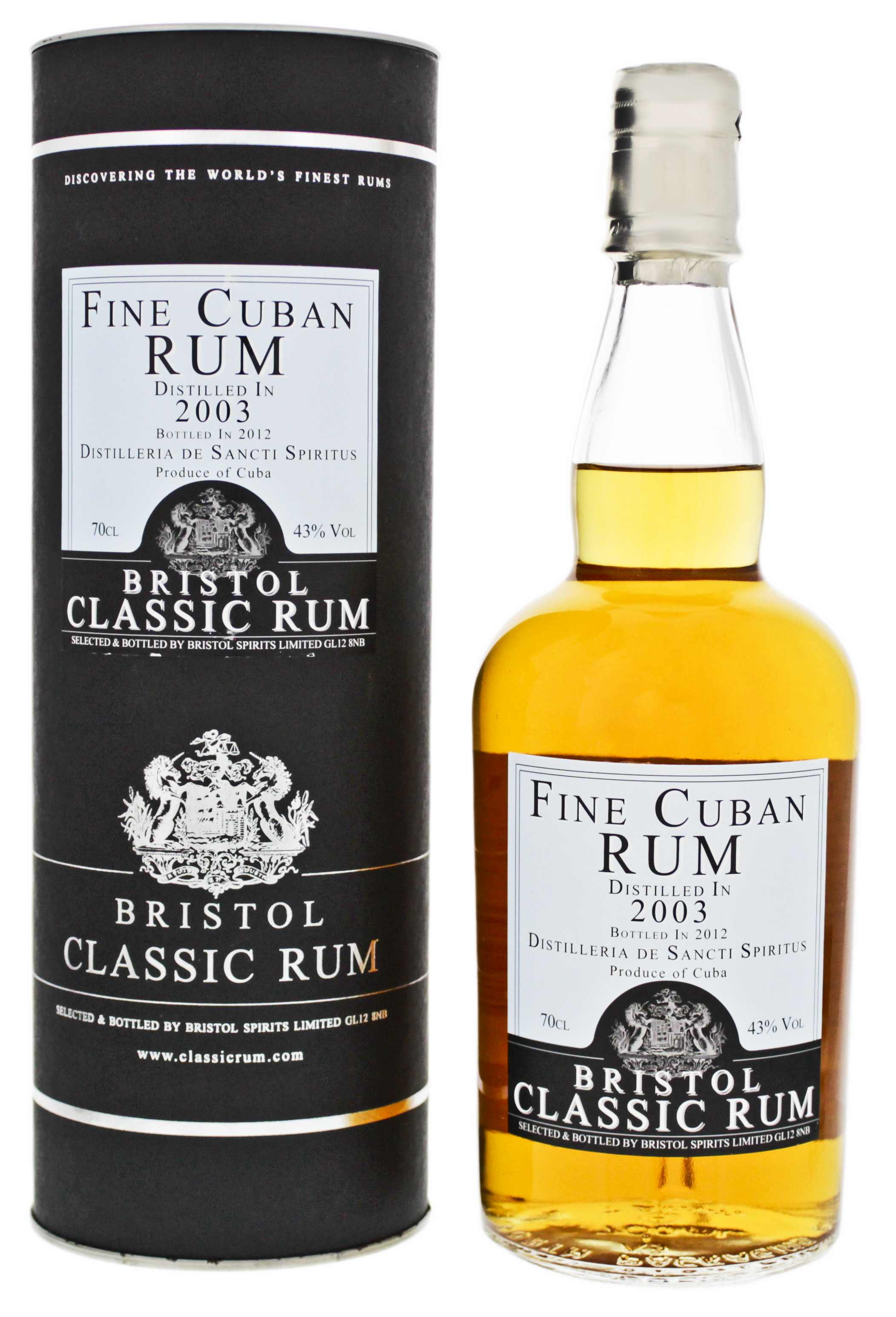 Bristol Classic Cuban 2003/2012 Rum 0,7L 43%
