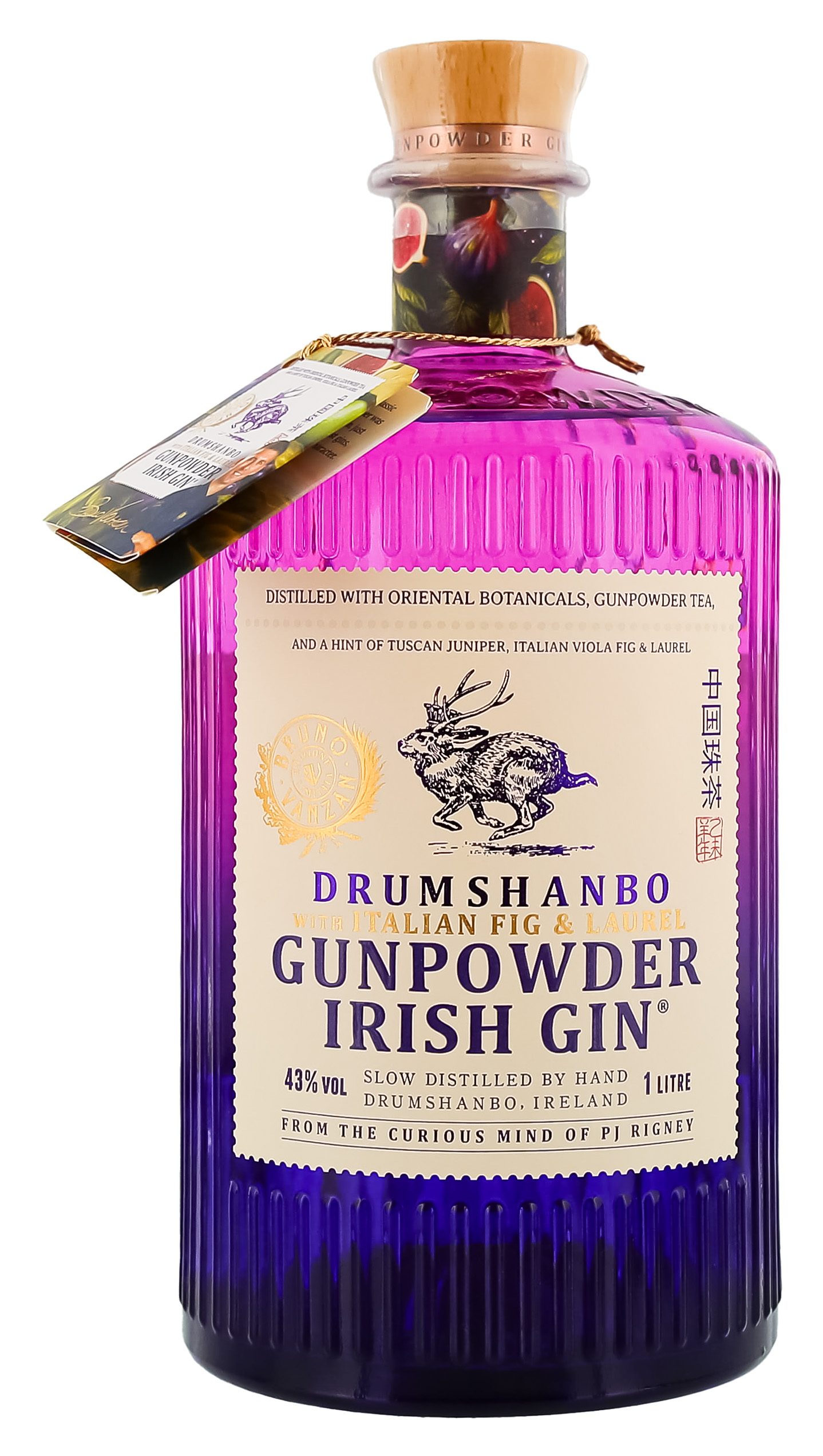 Drumshanbo Gunpowder Irish Gin Italian Fig and Laurel Edition 1L 43%