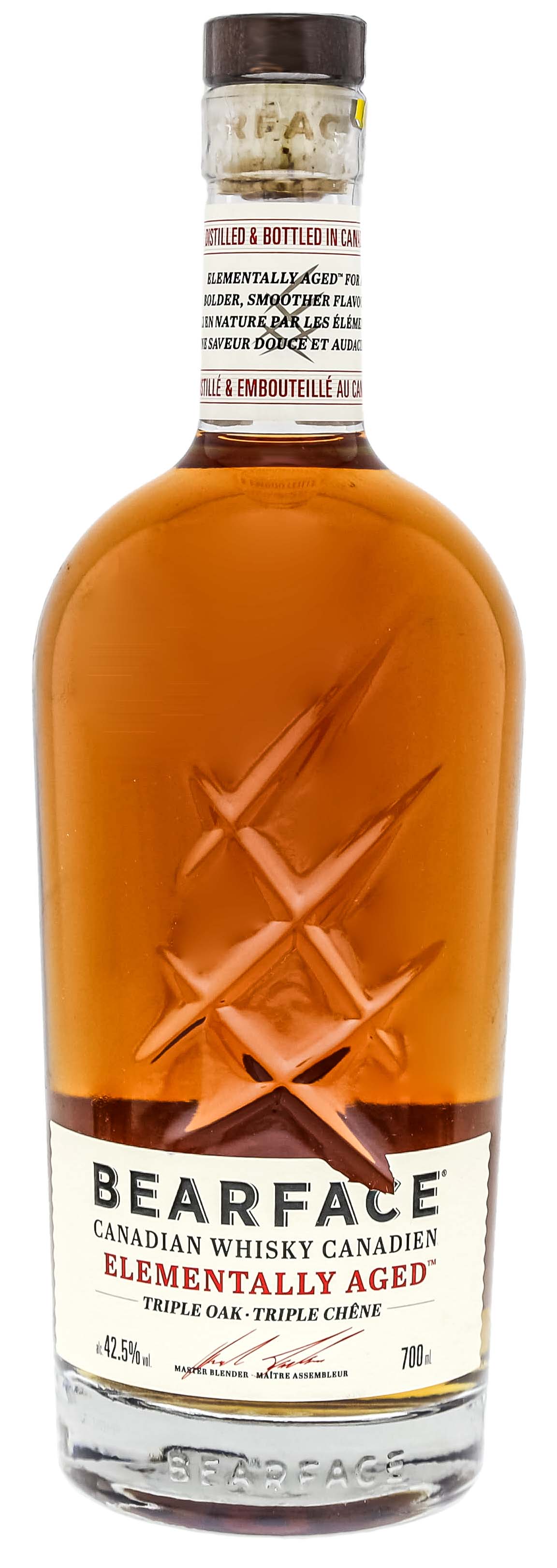 Bearface Elementally Aged Triple Oak Canadian Whisky 0,7L 42,5%