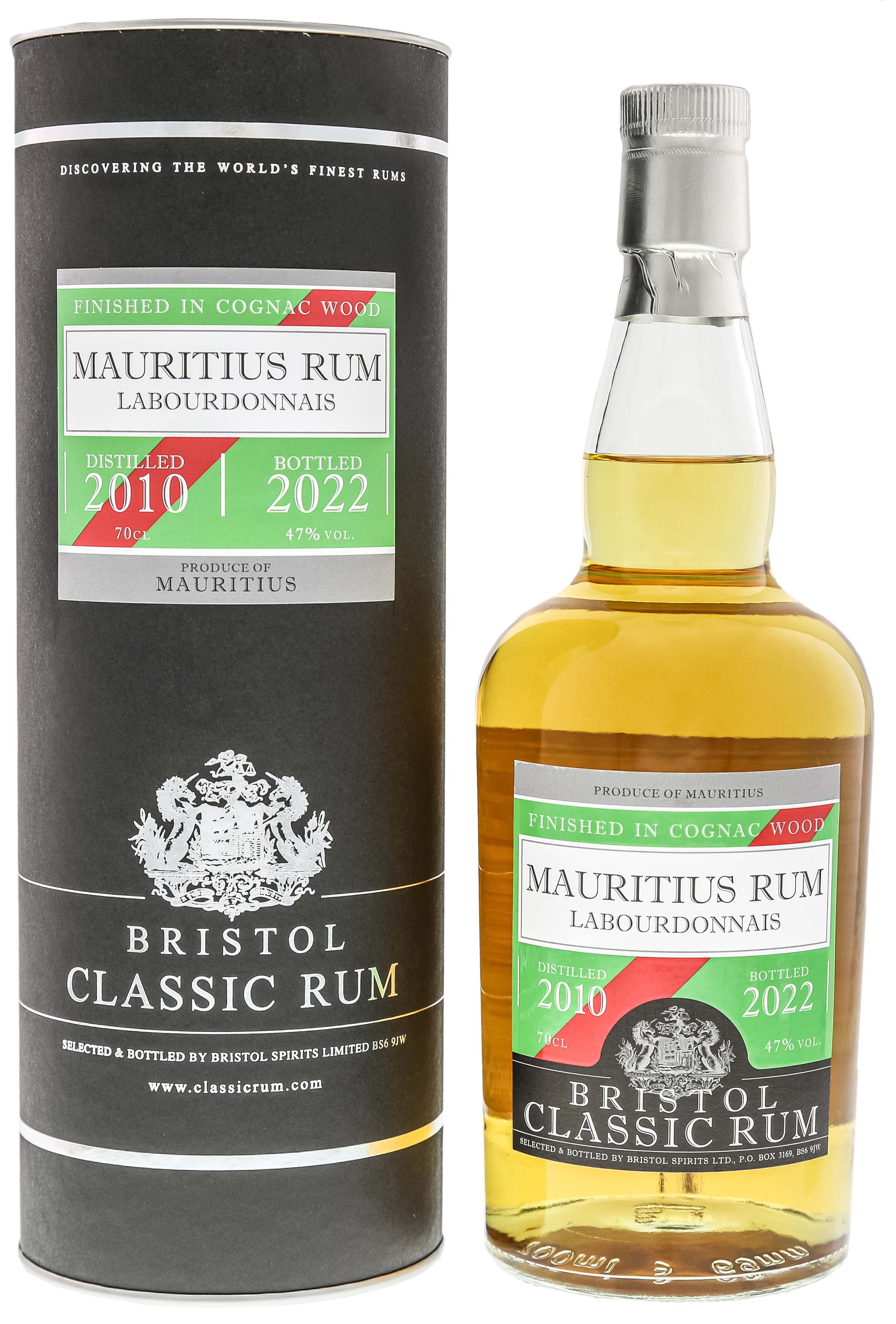 Bristol Mauritius Rum Labourdonnais 2010/2022 Cognac Finish 0,7L 47%