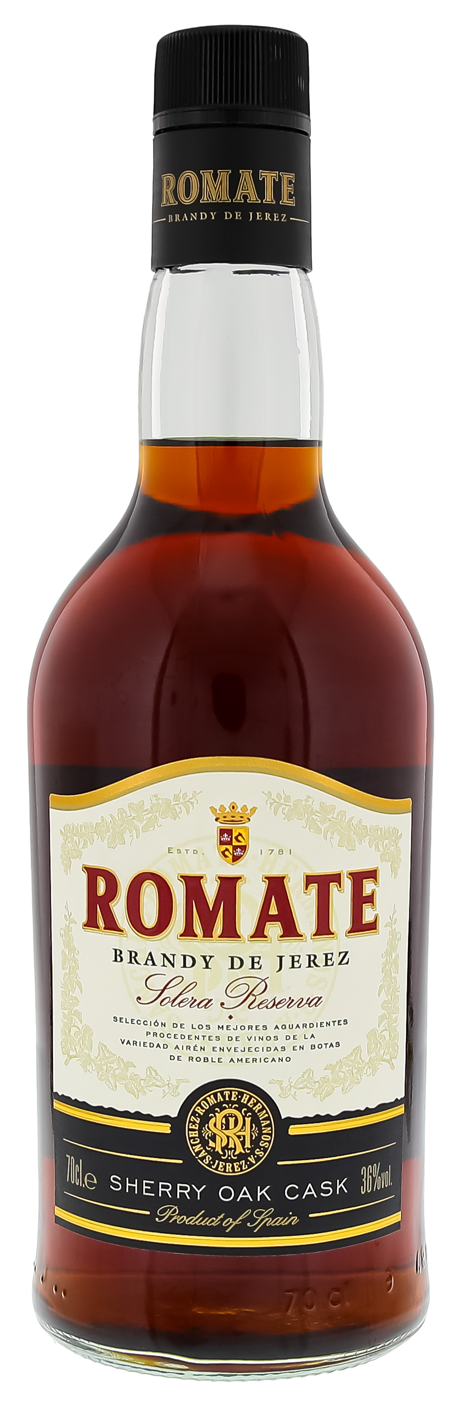 Romate Solera Reserva Brandy 0,7L 36%