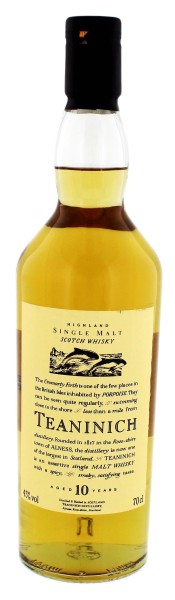 Teaninich 10 Year Highland Single Malt Scotch Whisky 0,7L 43%