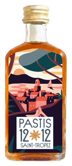 12/12 Pastis de Saint Tropez Sunset at the Golfe 0,05L 45%