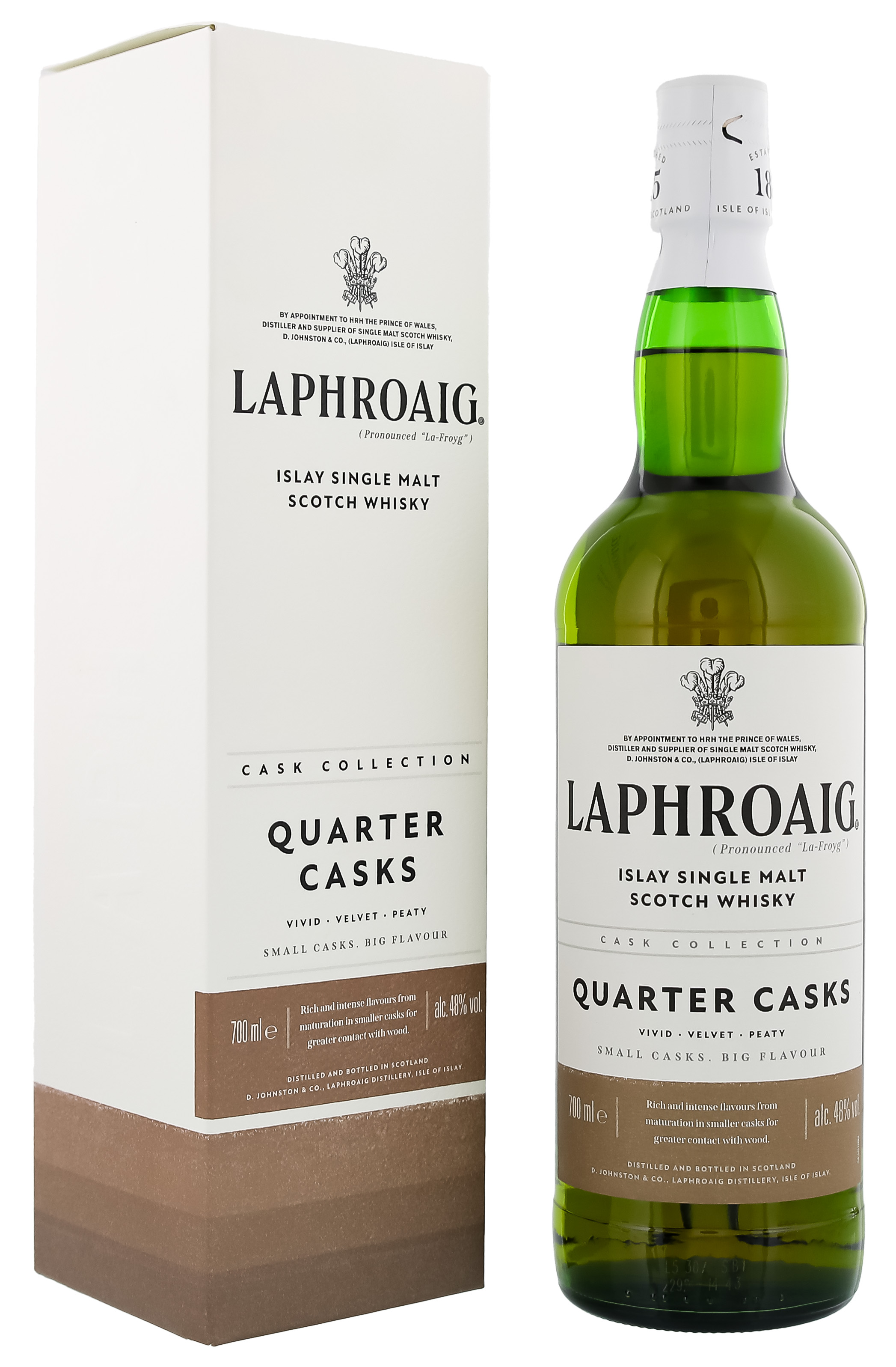 Laphroaig Quarter Cask Single Malt Scotch Whisky 0,7L 48%