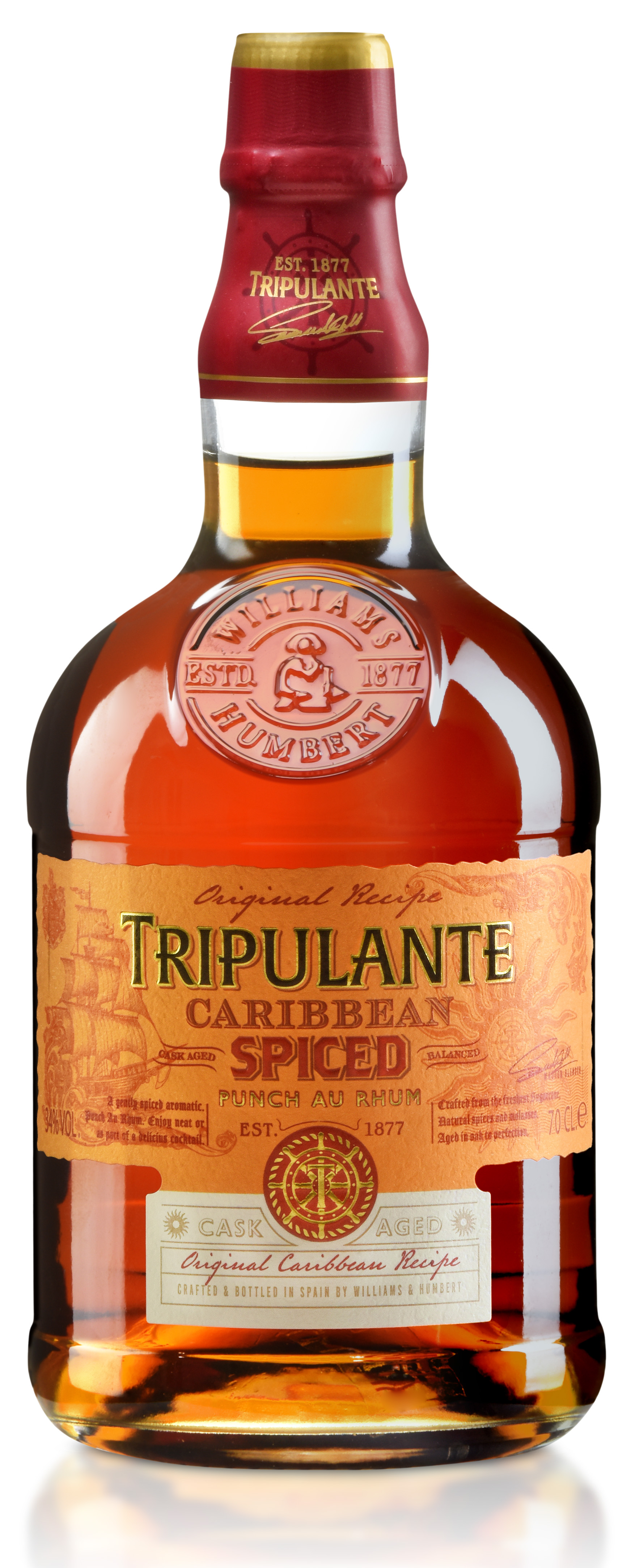 Tripulante Caribbean Spiced Punch au Rhum 0,7L 34%