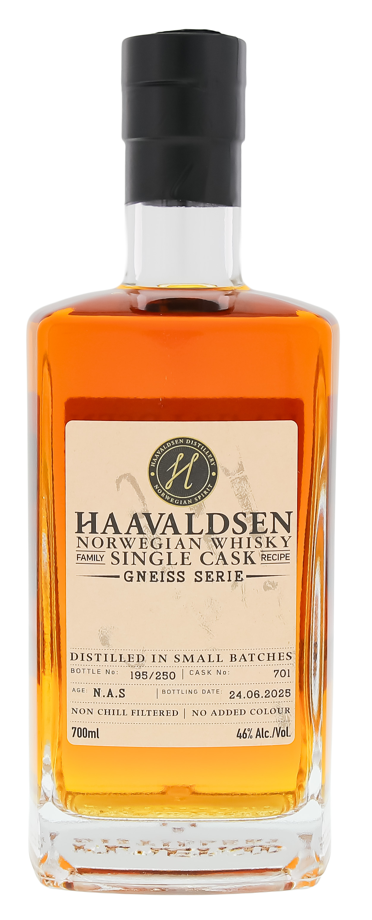 Haavaldsen Norwegian Single Cask Whisky Gneiss Serie 0,7L 46%