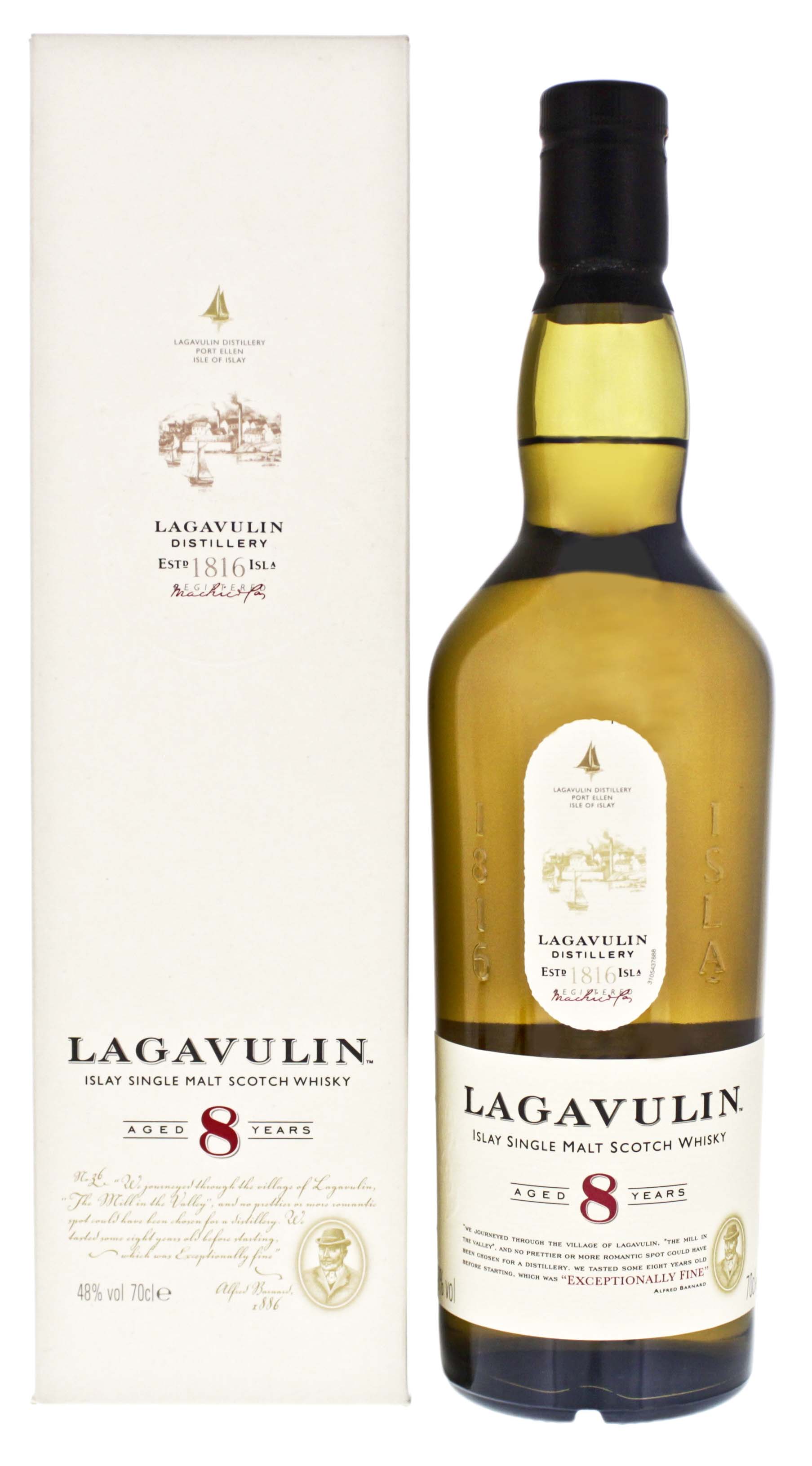 Lagavulin Single Malt Whisky 8 Jahre 0,7L 48%