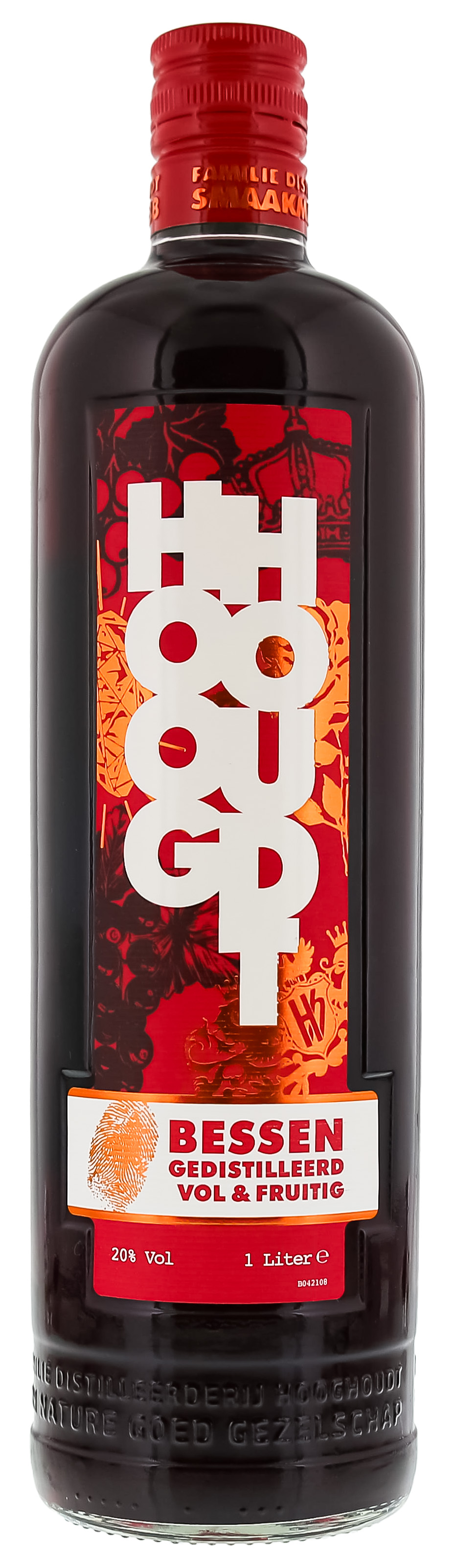 Hooghoudt Bessen Genever 1L 20%