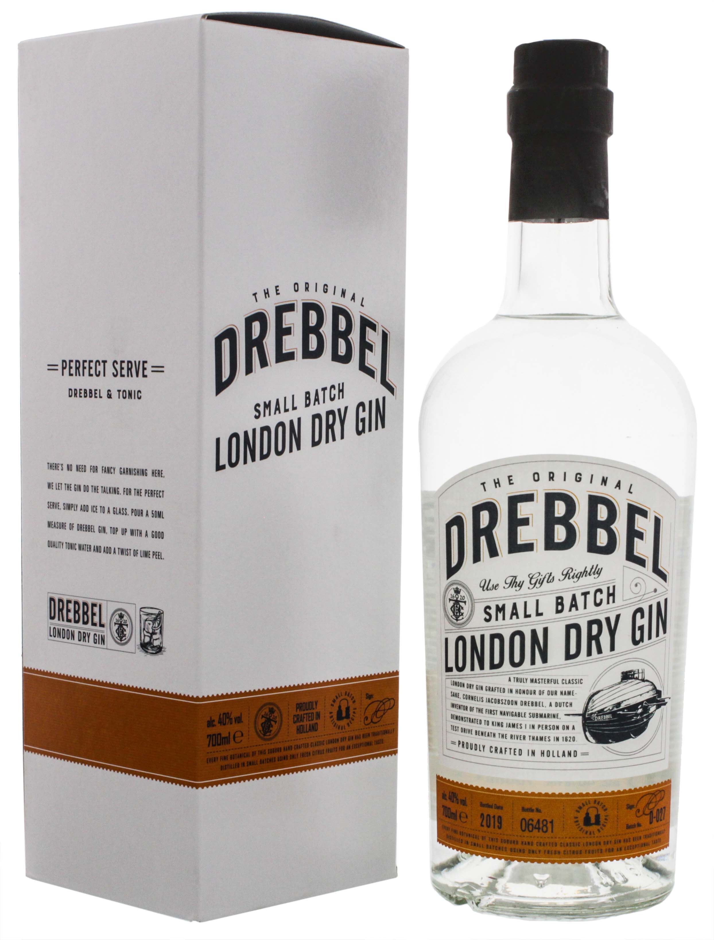 Drebbel Small Batch London Dry Gin 0,7L 40%