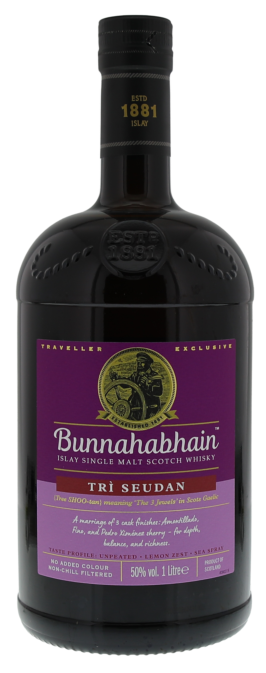 Bunnahabhain Single Malt Whisky Tri Seudan 1,0L 50%