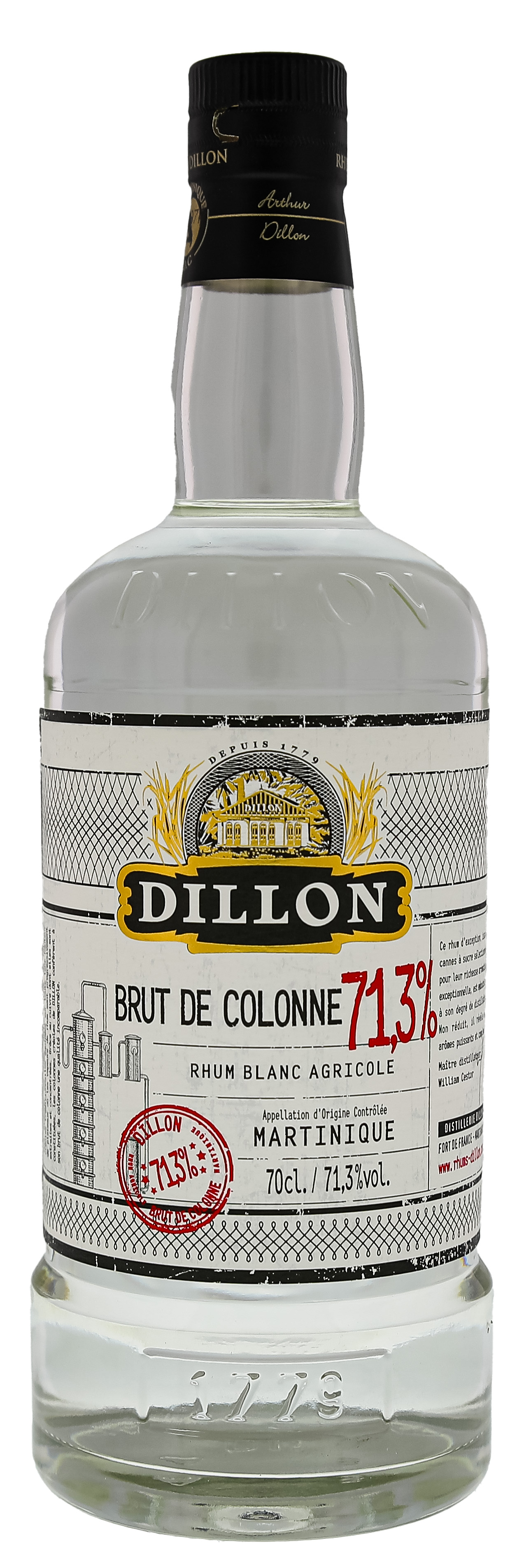 Dillon Brut de Colonne Blanc Agricole Rhum 0,7L 71,3%