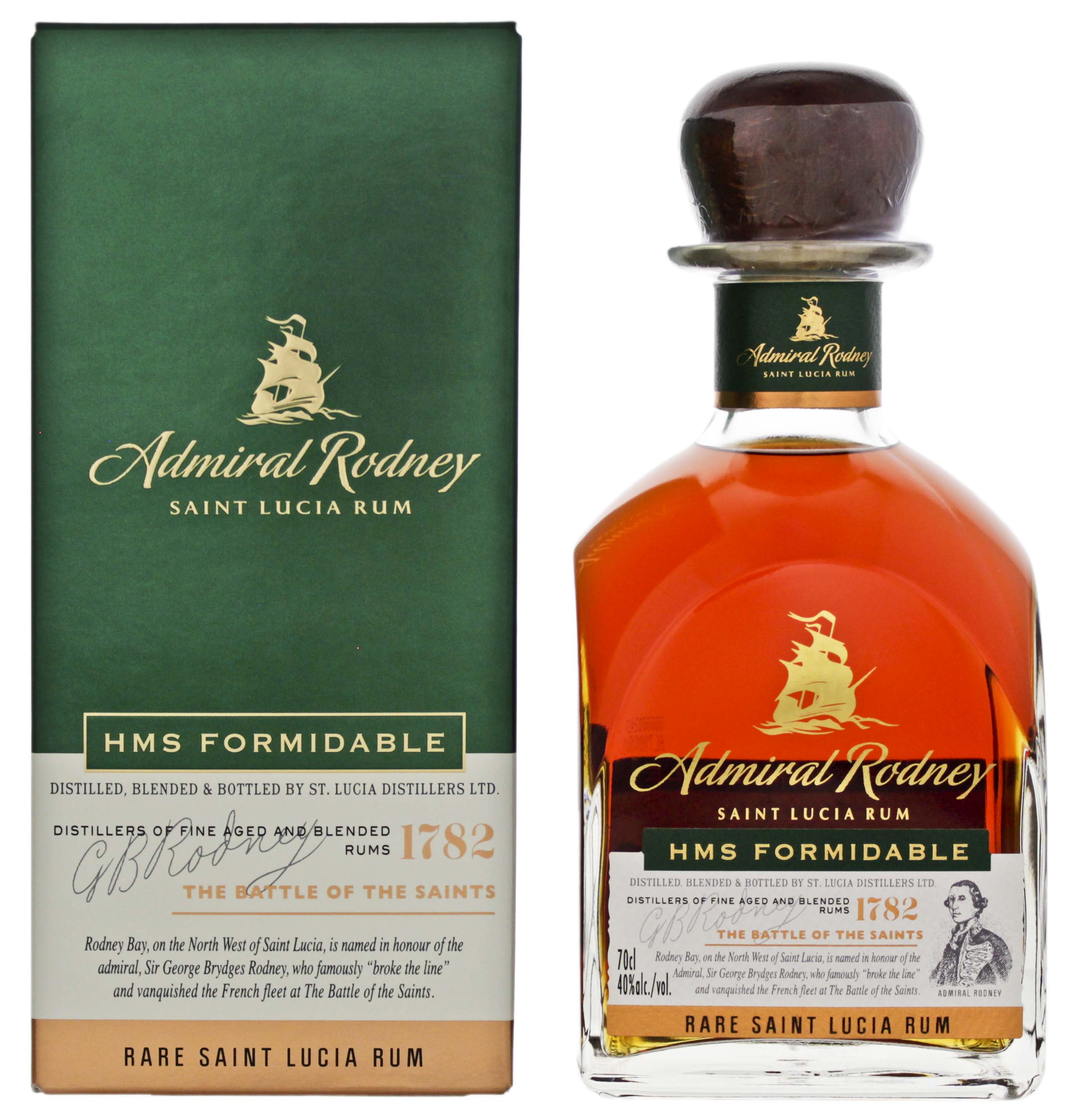 Admiral Rodney HMS Formidable Rum 0,7L 40%