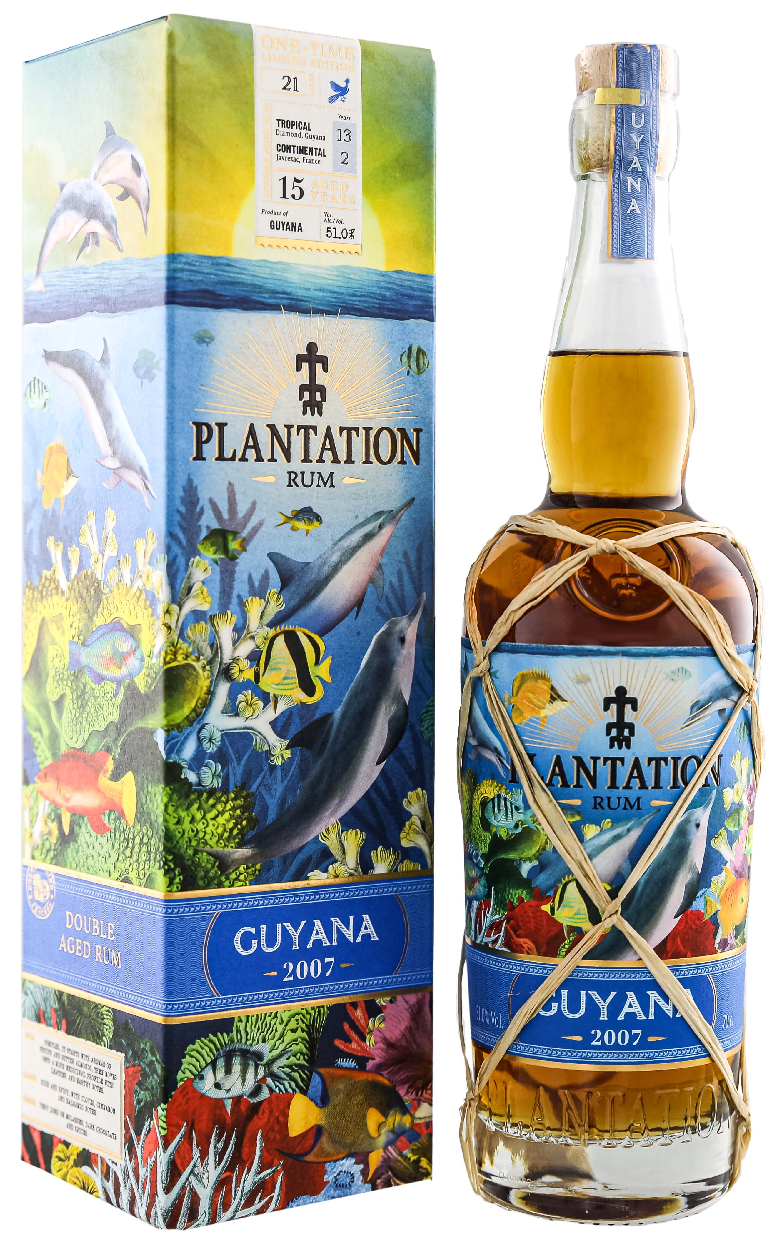 Platation Rhum Plantation Rum Guyana 2007 One Time Limited Edition 0,7L jetzt kaufen ...