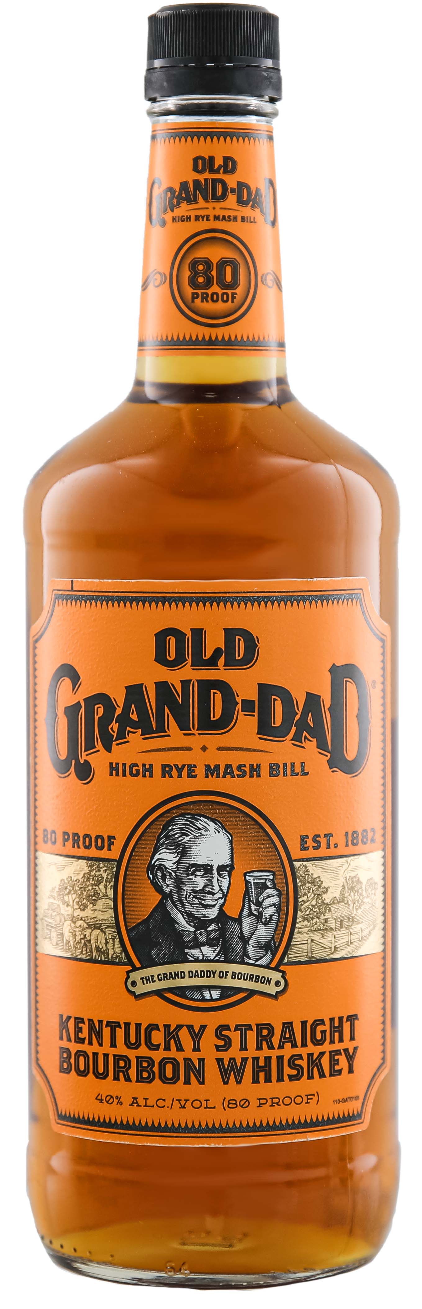 Old Grand Dad Kentucky Straight Bourbon Whiskey 1,0L 40%