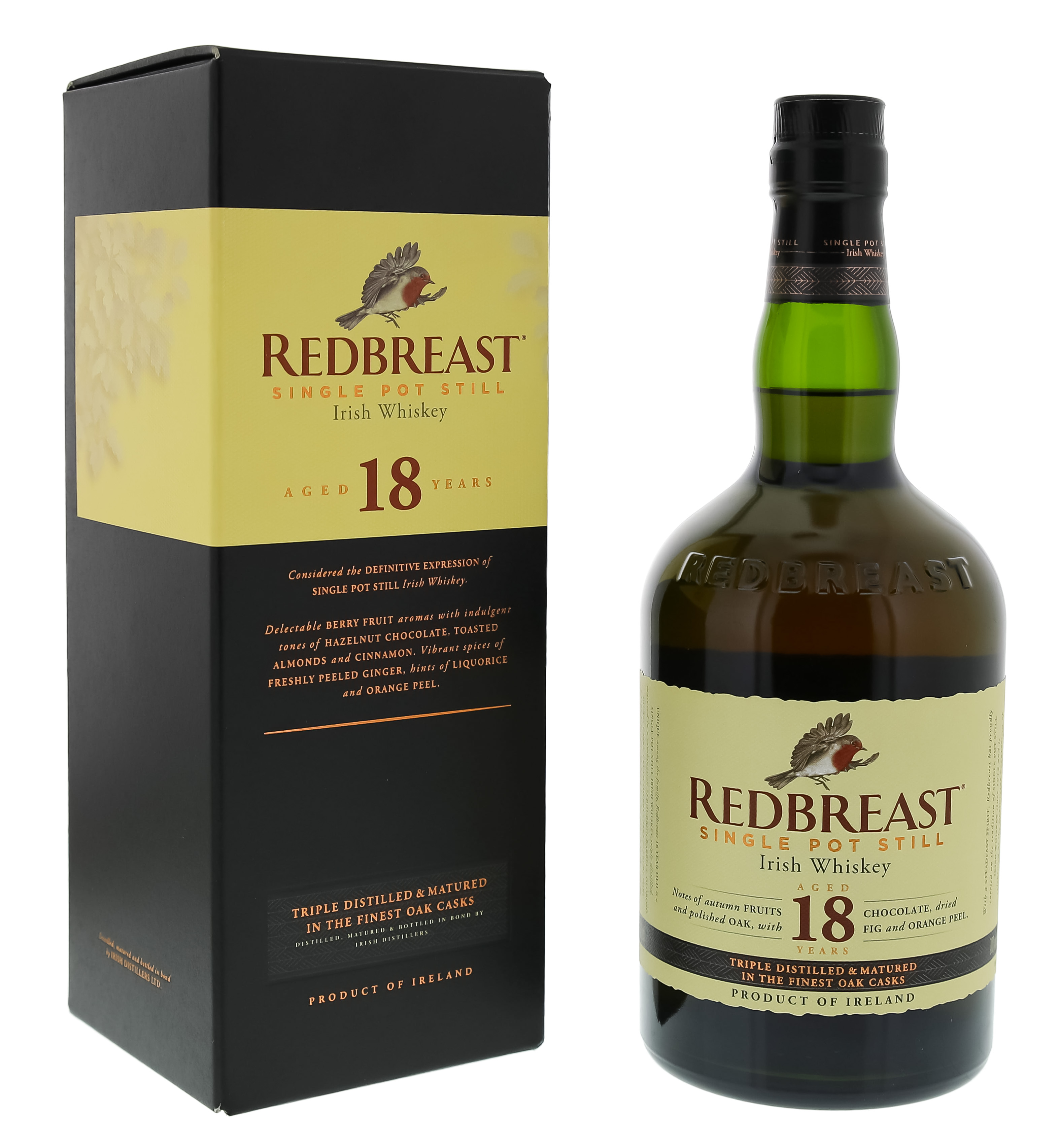 Redbreast 18 Jahre Single Pot Still Irish Whiskey 0,7L 46%