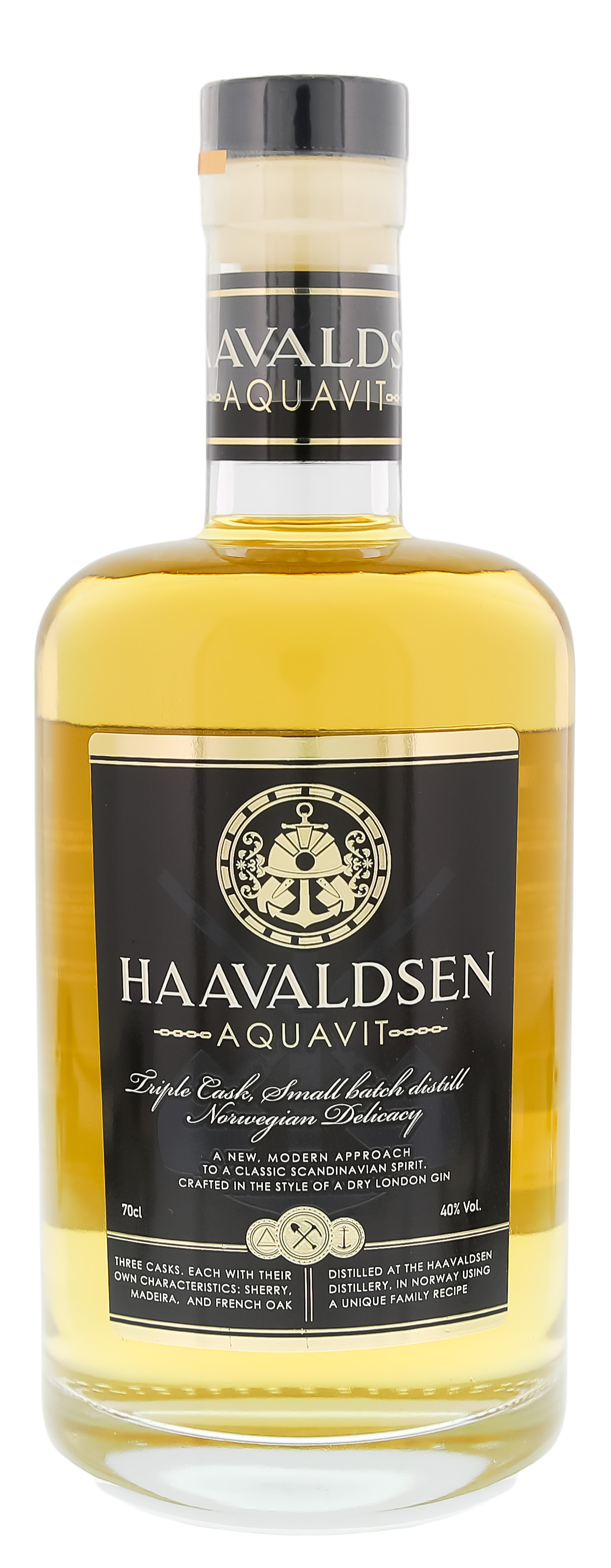 Haavaldsen Aquavit Small Batch Triple Cask 0,7L 40%
