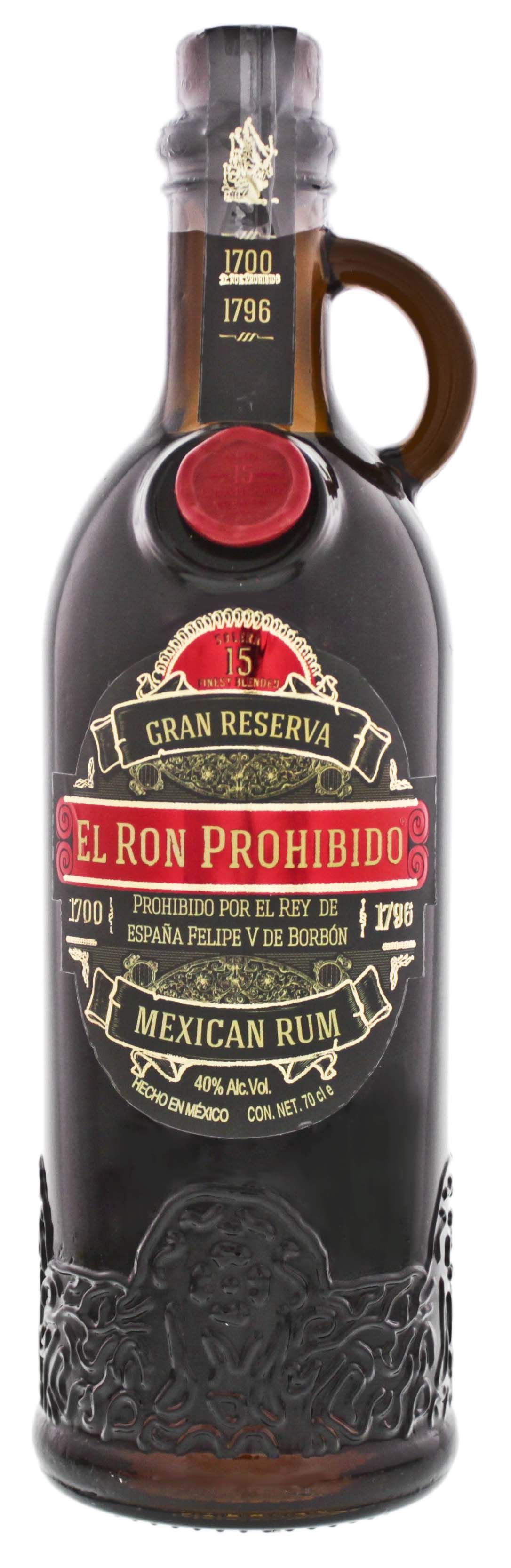 El Ron Prohibido 15 Jahre Gran Reserva Rum 0,7L 40%