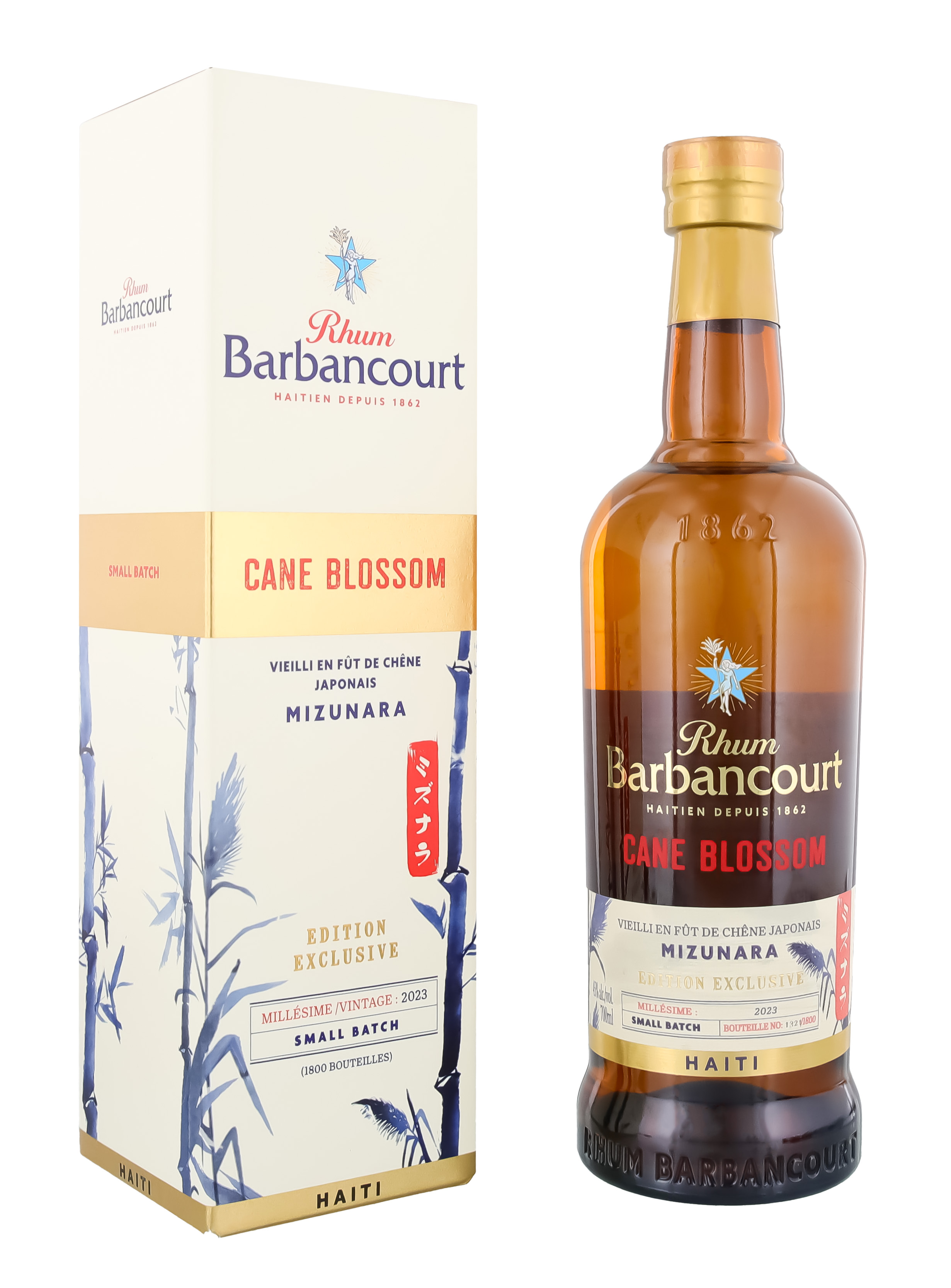 Rhum Barbancourt Cane Blossom Mizunara Cask 0,7L 45%
