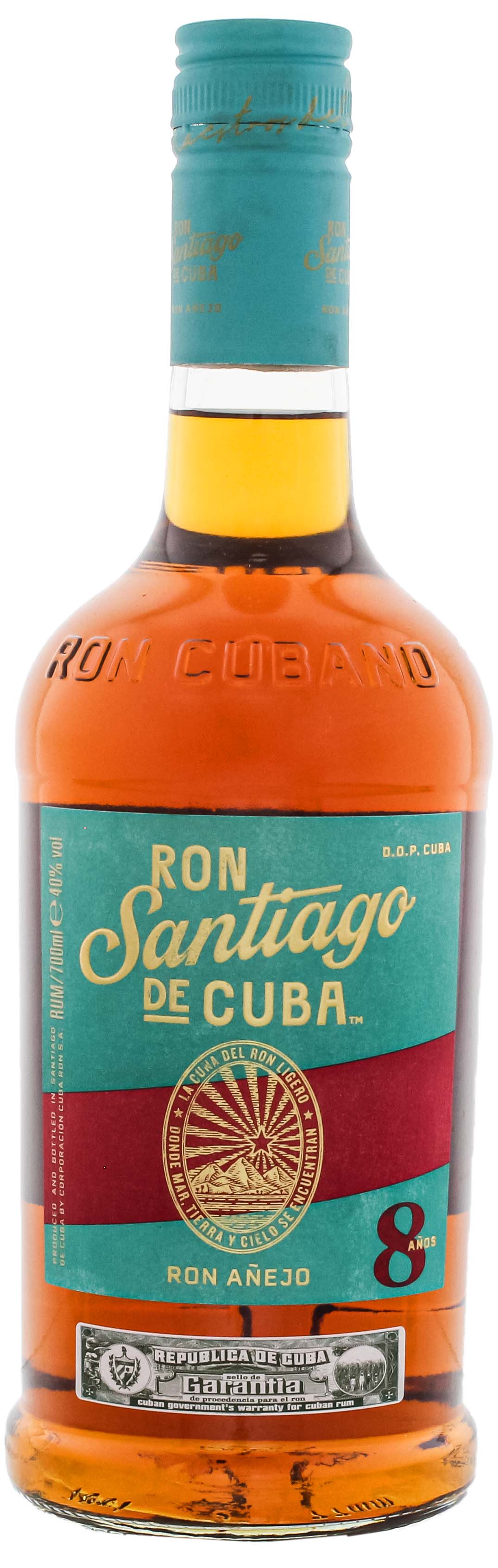 Santiago de Cuba Ron Anejo 8 Jahre 0,7L 40%