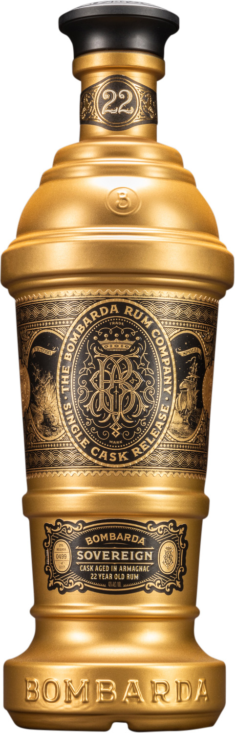 Bombarda 22 Jahre Sovereign Single Cask Release Rum 0,7L 43%