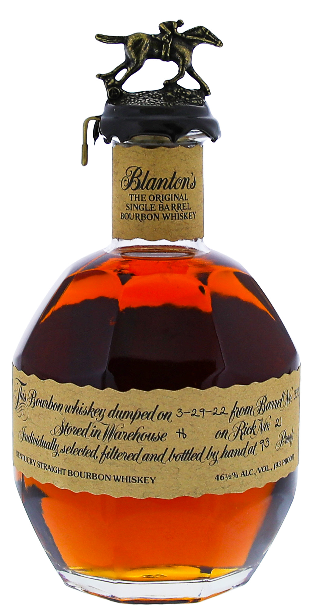 Blantons Original Bourbon Whiskey, 0,7 L, 46,5%