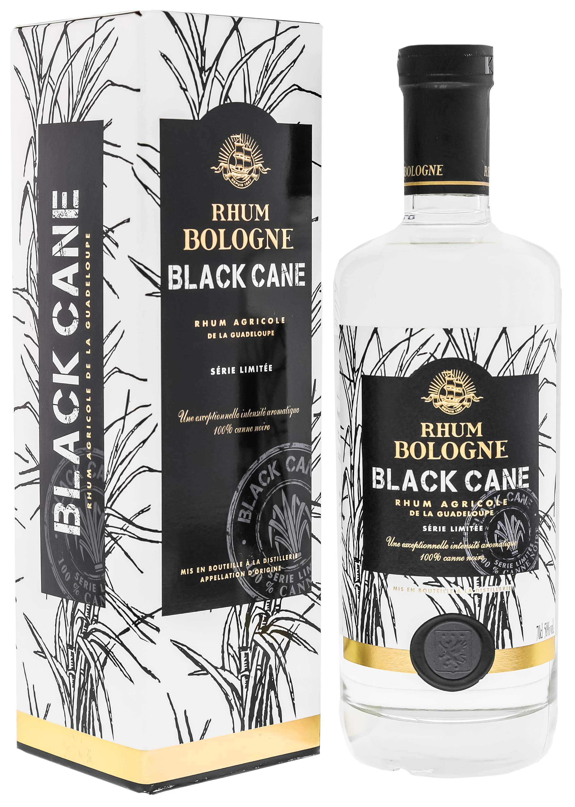 Bologne Black Cane Agricole Rhum 0,7L 50%
