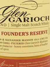 Glen Garioch Single Malt Whisky