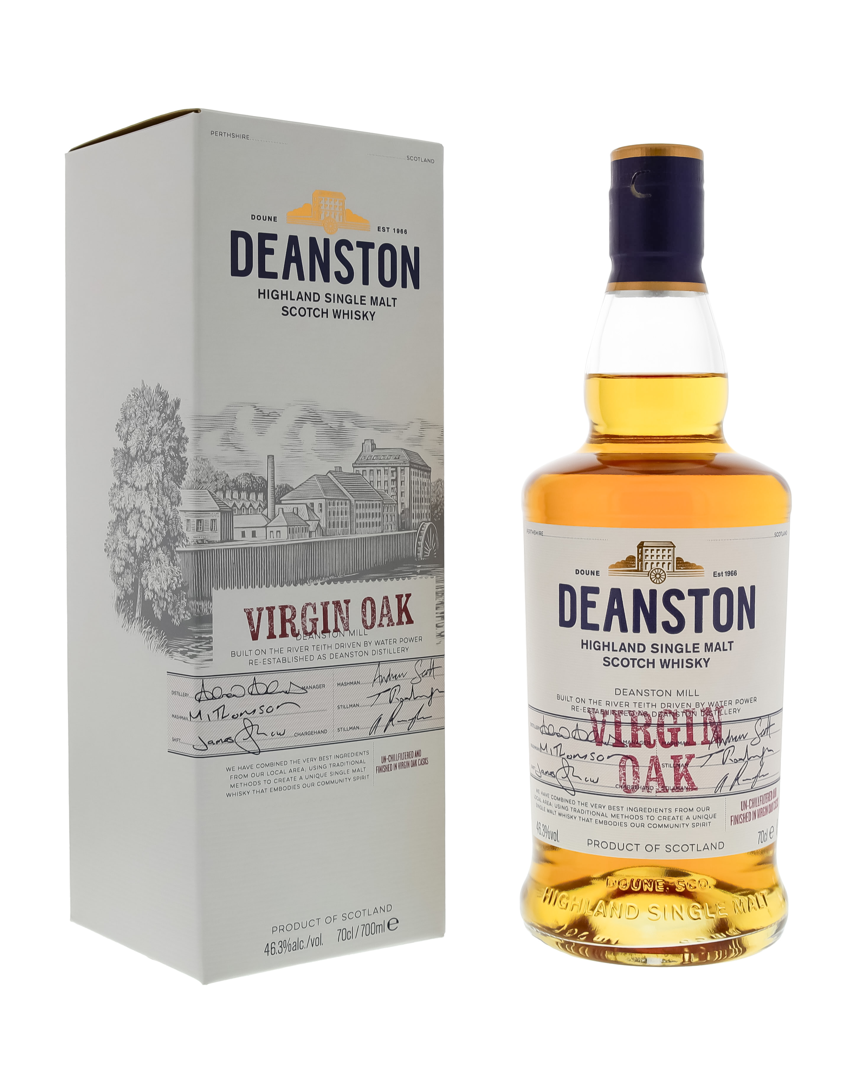 Deanston Virgin Oak Malt Whisky, 0,7 L, 46,3%