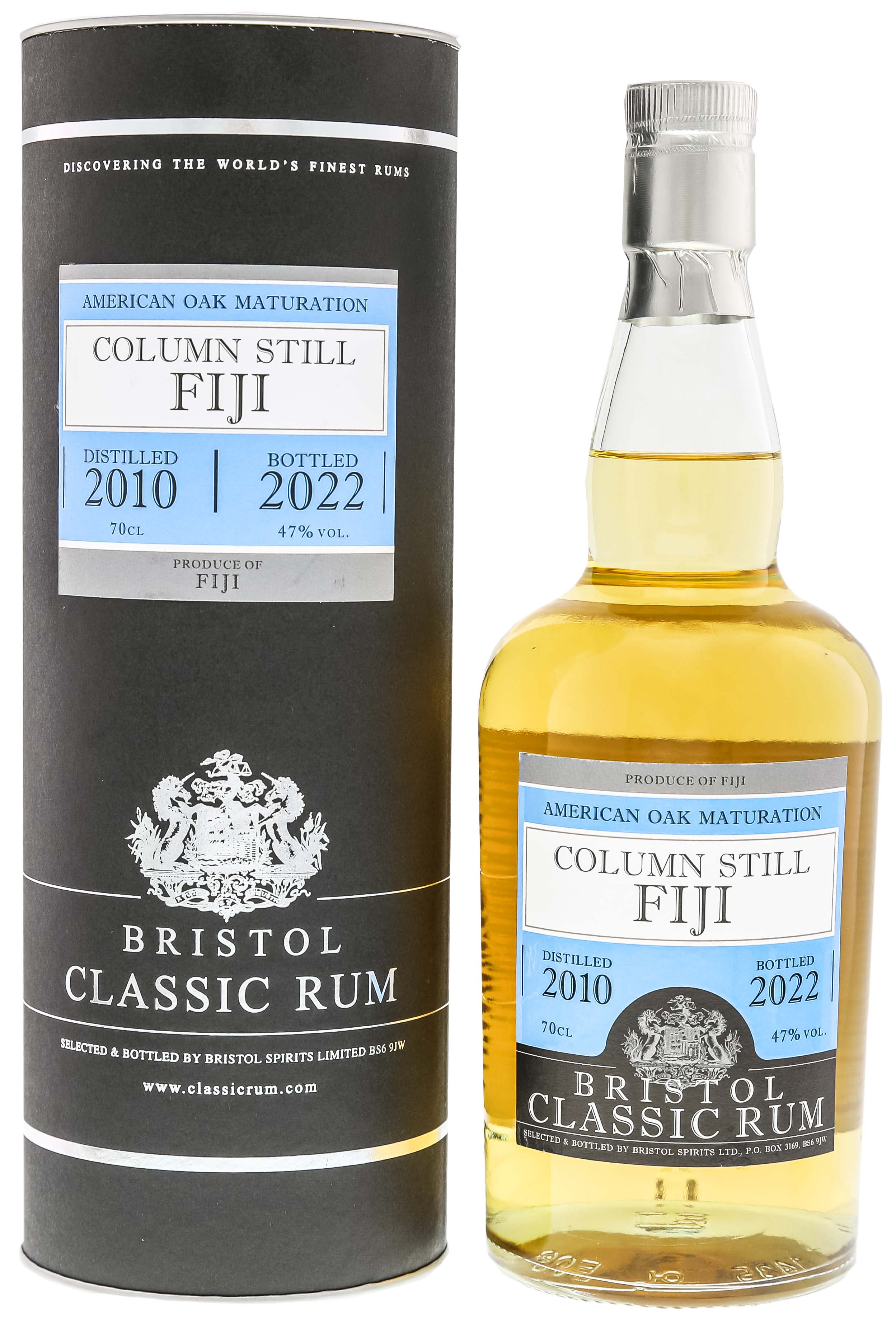 Bristol Classic Rum Column Still Fiji 2010/2022 0,7L 47%