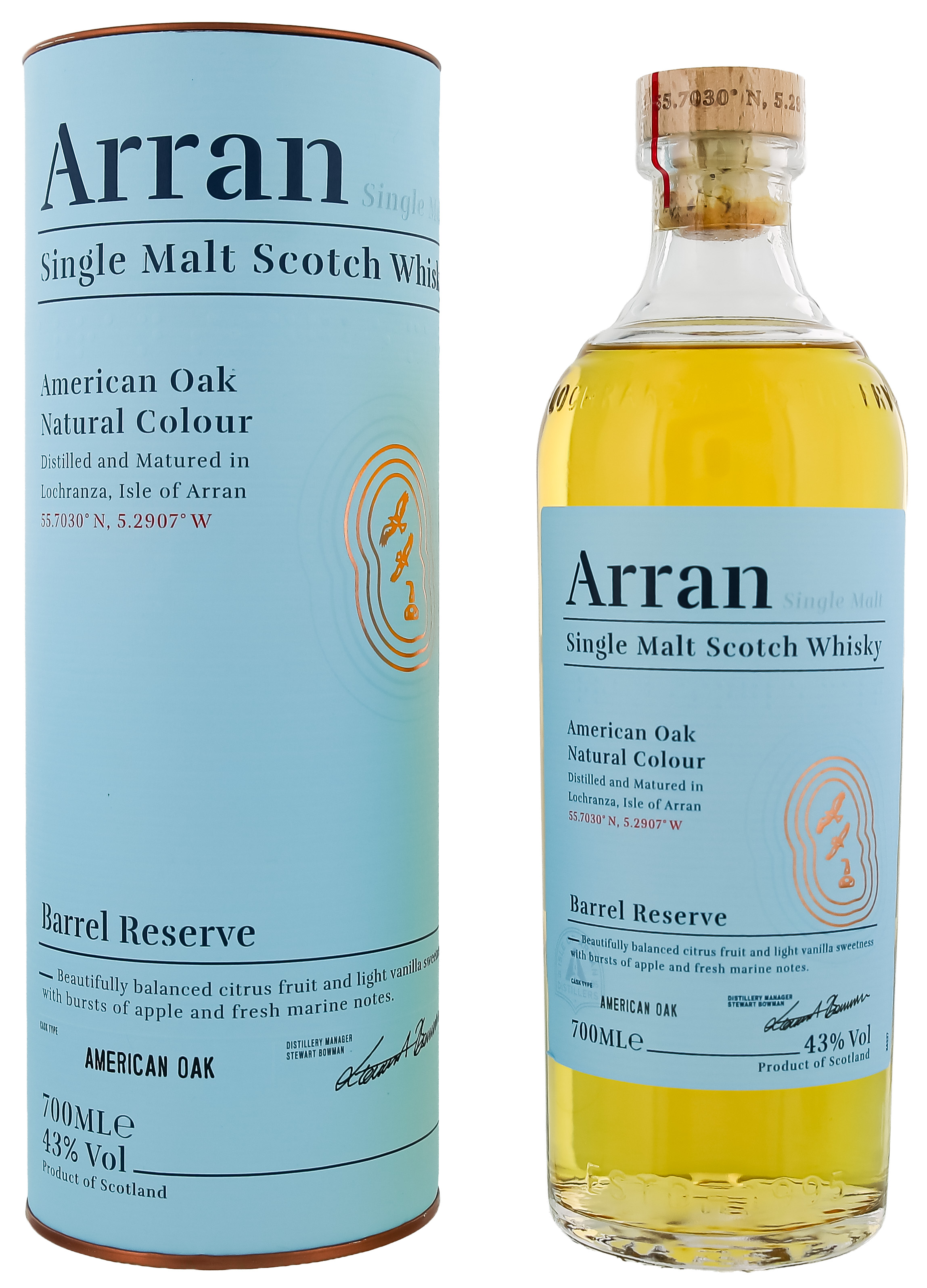 Arran Barrel Reserve Single Malt Scotch Whisky 0,7L 43%